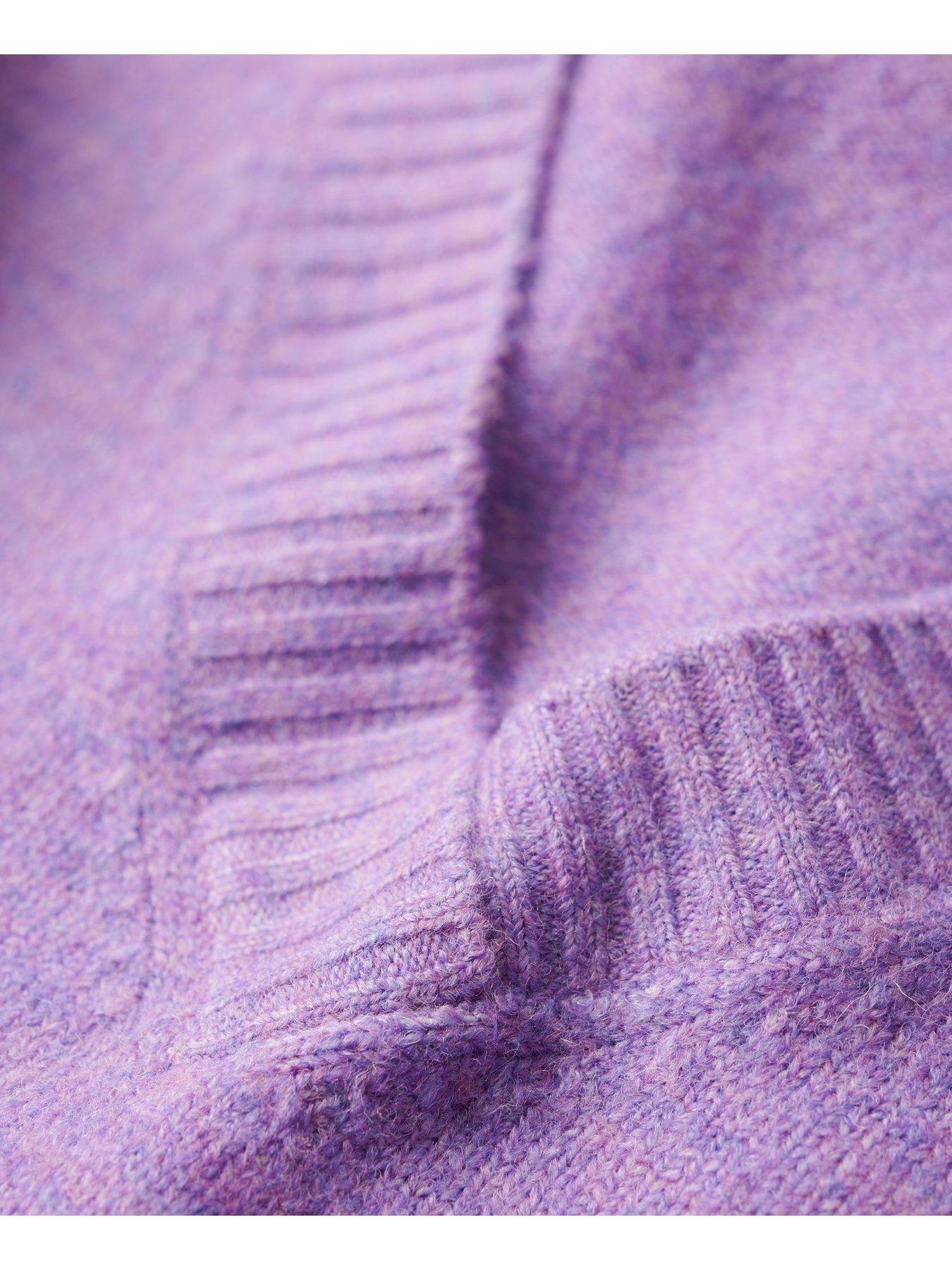 superdry-oversized-v-neck-jumper-purpledetail