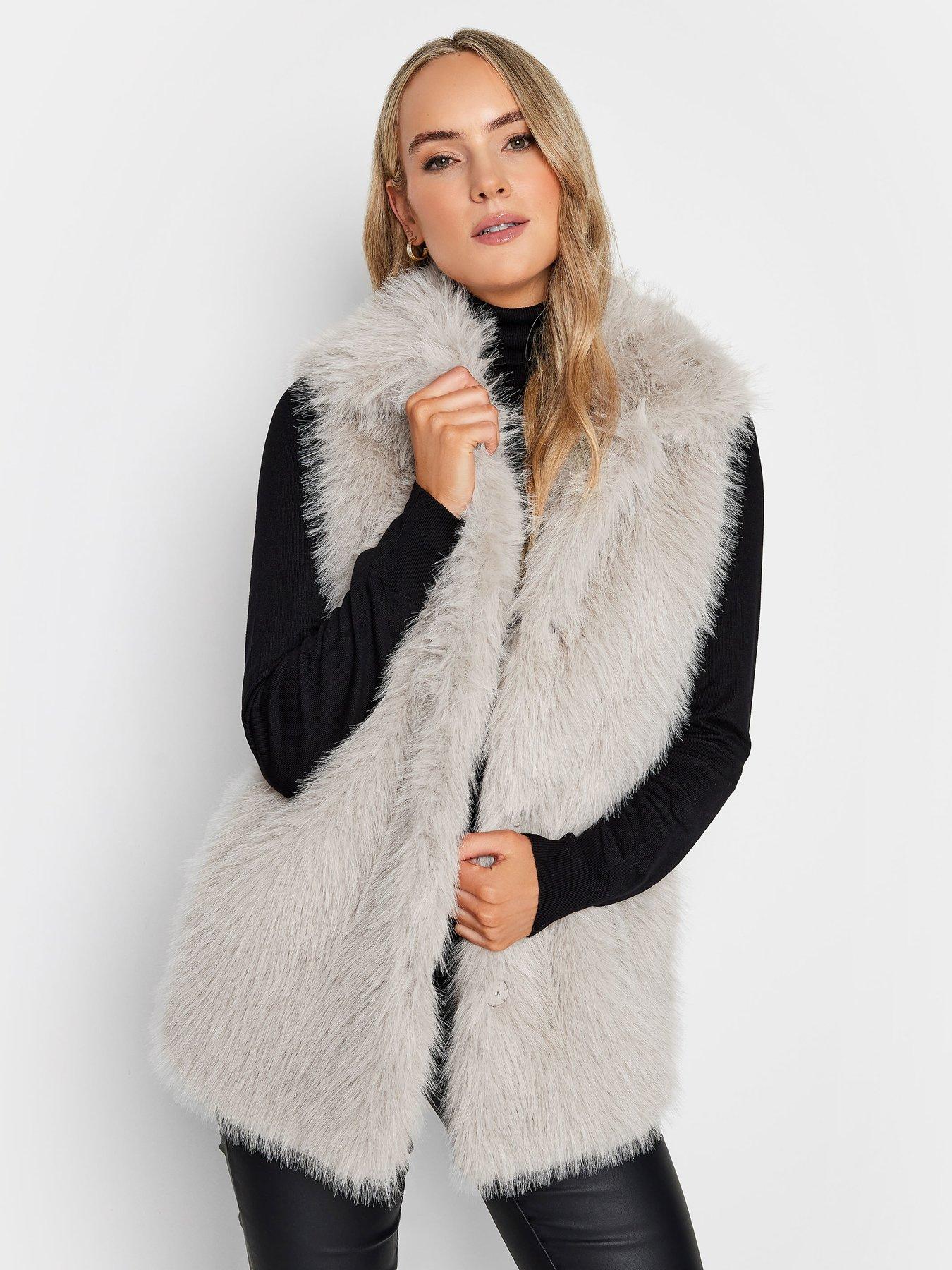 Faux fur gilet sainsburys outlet