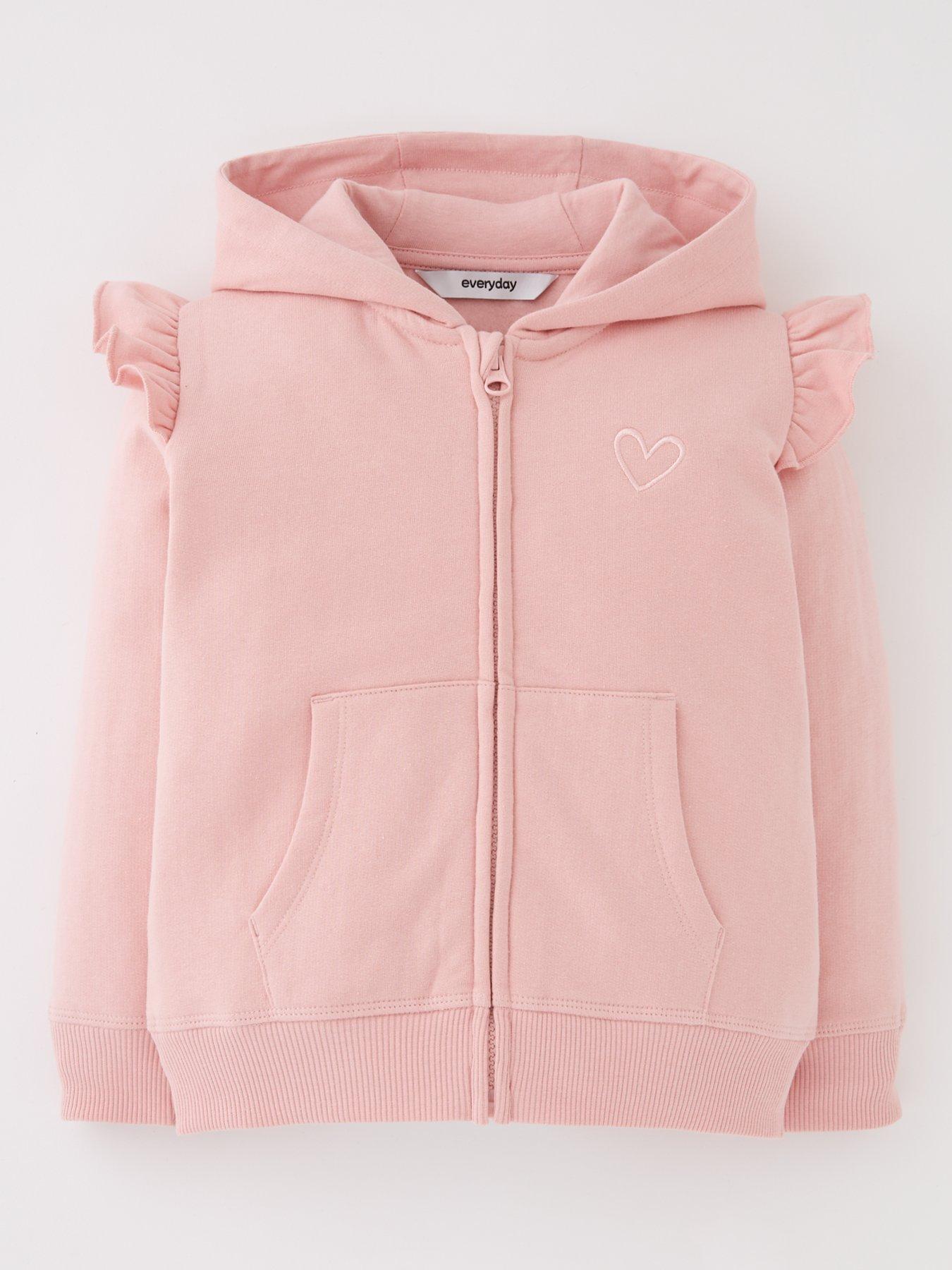 everyday-girls-cotton-rich-essential-frill-hoodie