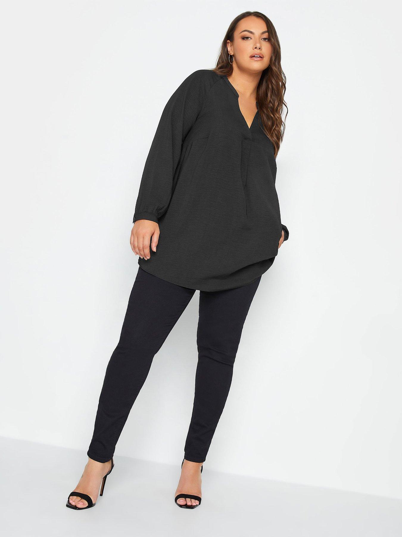 yours-yours-textured-tunic-blackback