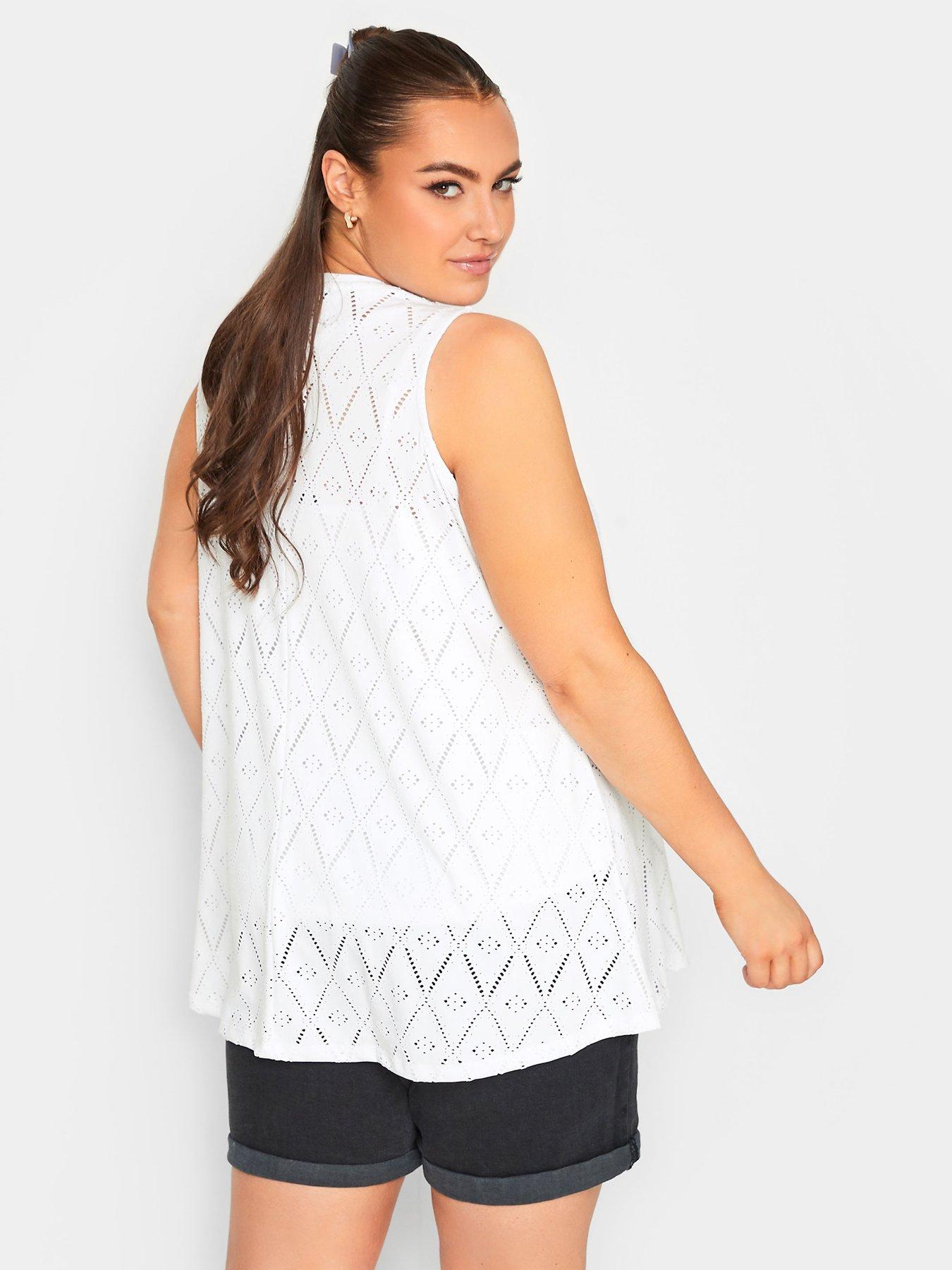 yours-broderie-pleat-vest-whitestillFront