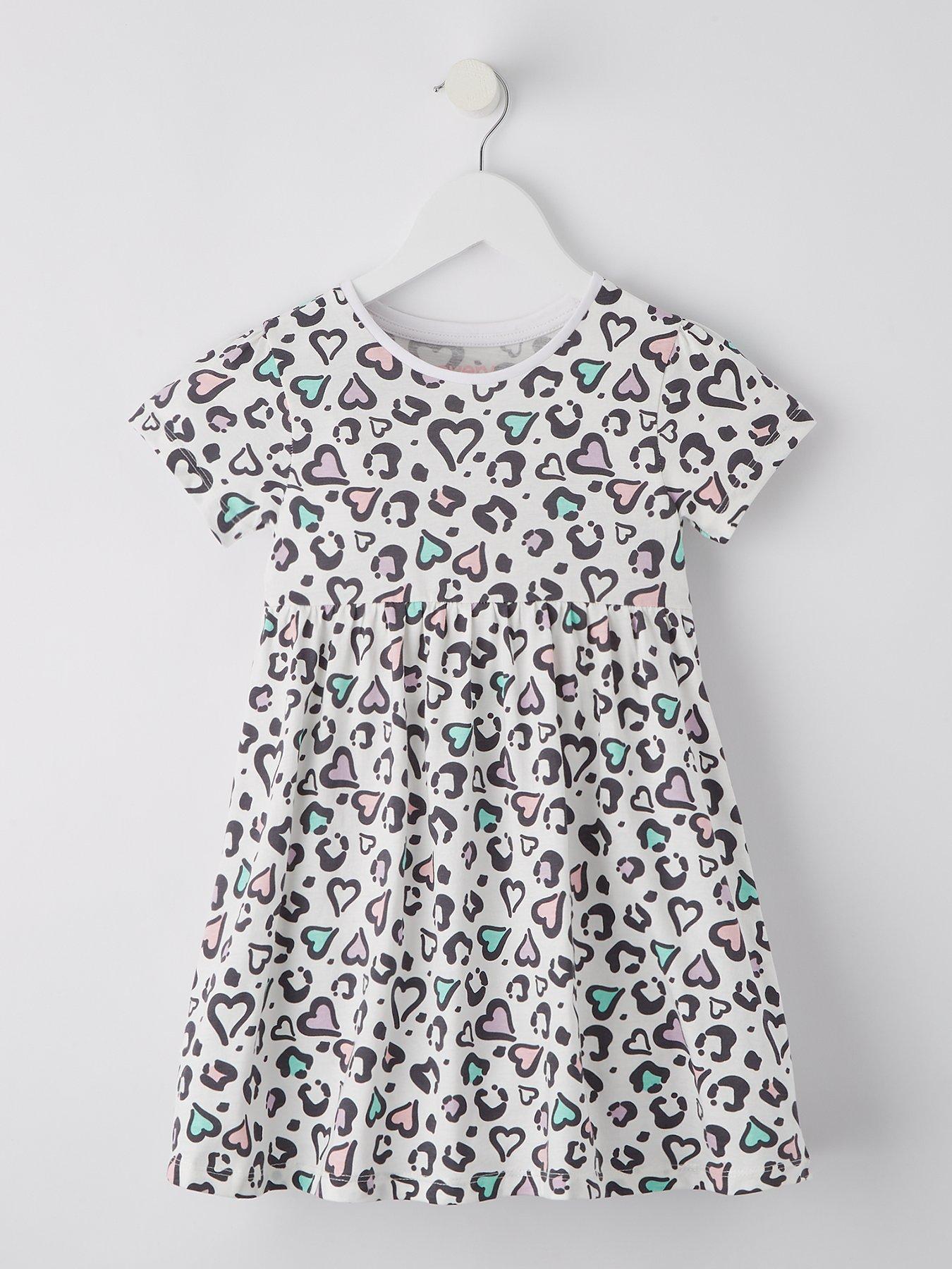 everyday-girls-short-sleeve-animal-print-jersey-dress-multi