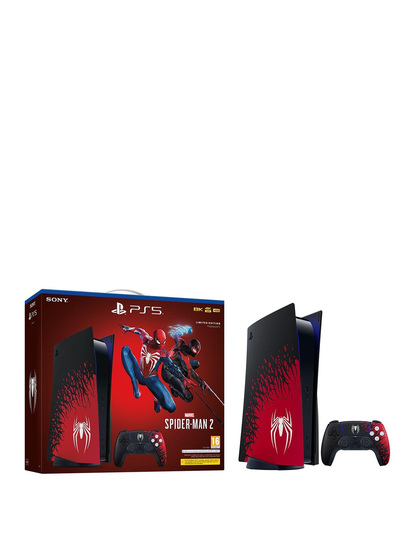 PlayStation 5 Standard Edition Disc Console with Marvel's Spiderman 2 –  Games Corner