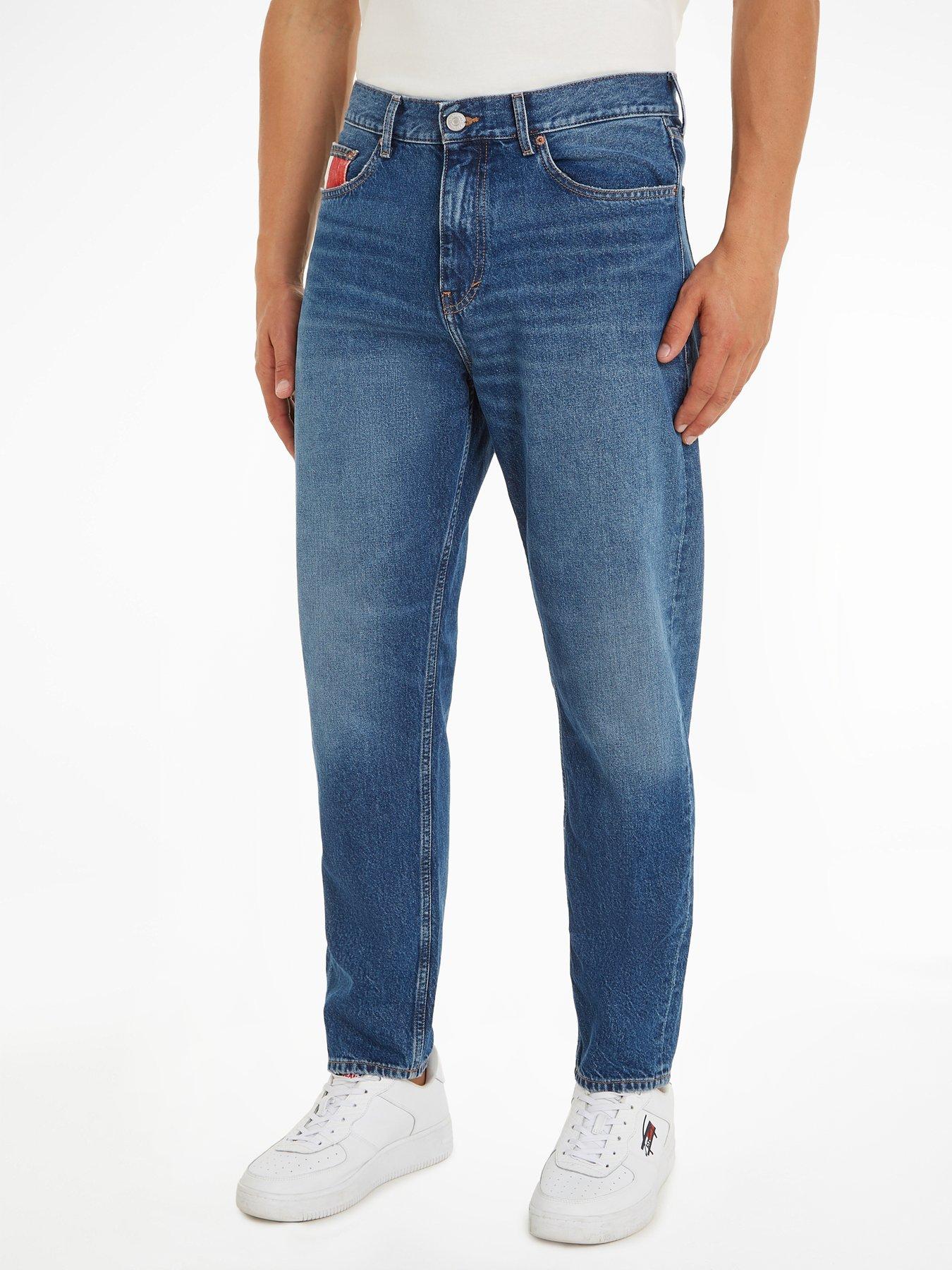 Calvin Klein Tapered Coolmax Jeans - Mid Blue