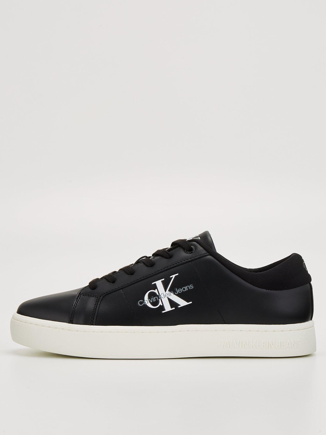 calvin-klein-jeans-calvin-klein-jeans-classic-cupsole-low-leather-trainer-blackwhite