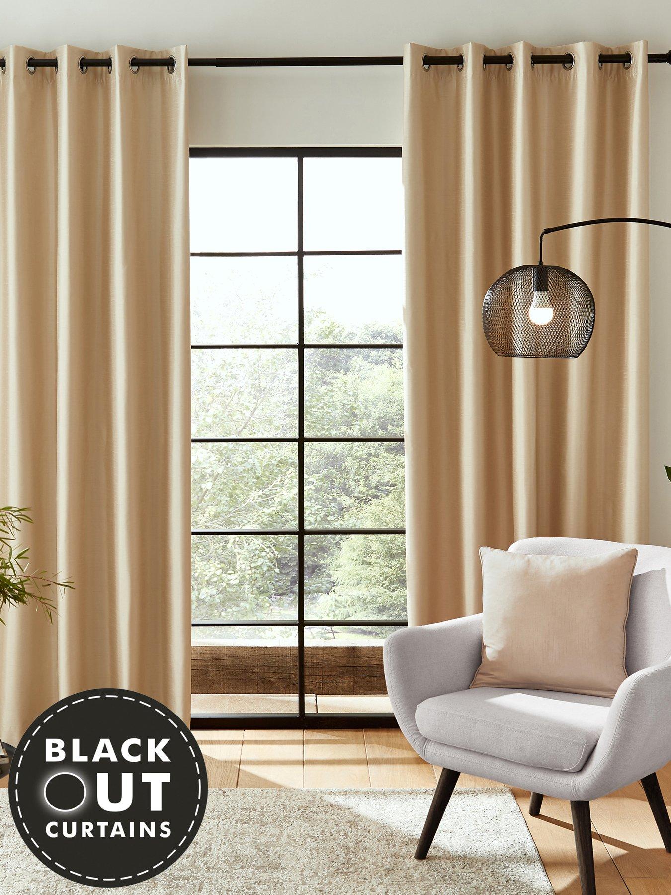 catherine-lansfield-faux-silk-blackout-curtains