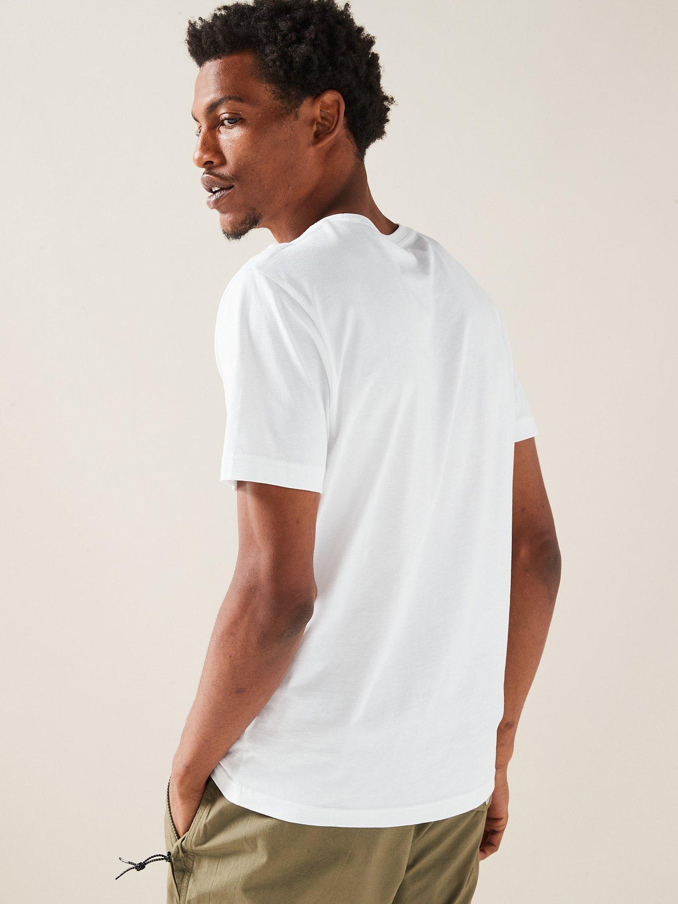 Image 2 of 6 of GANT Regular Shield Short Sleeve T-shirt - White