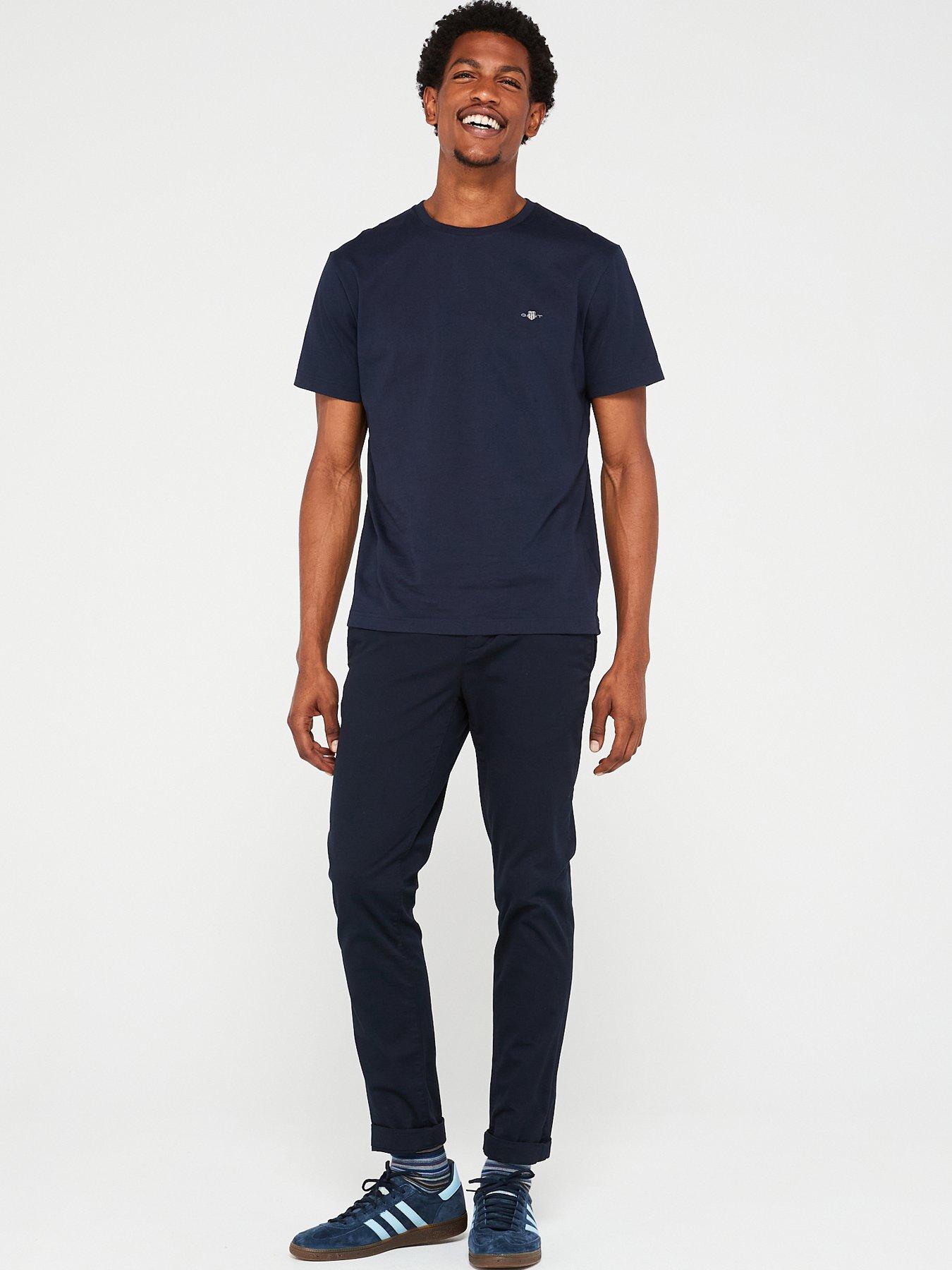 Image 3 of 4 of GANT Reg Shield Shortsleeve T-Shirt - Dark Blue