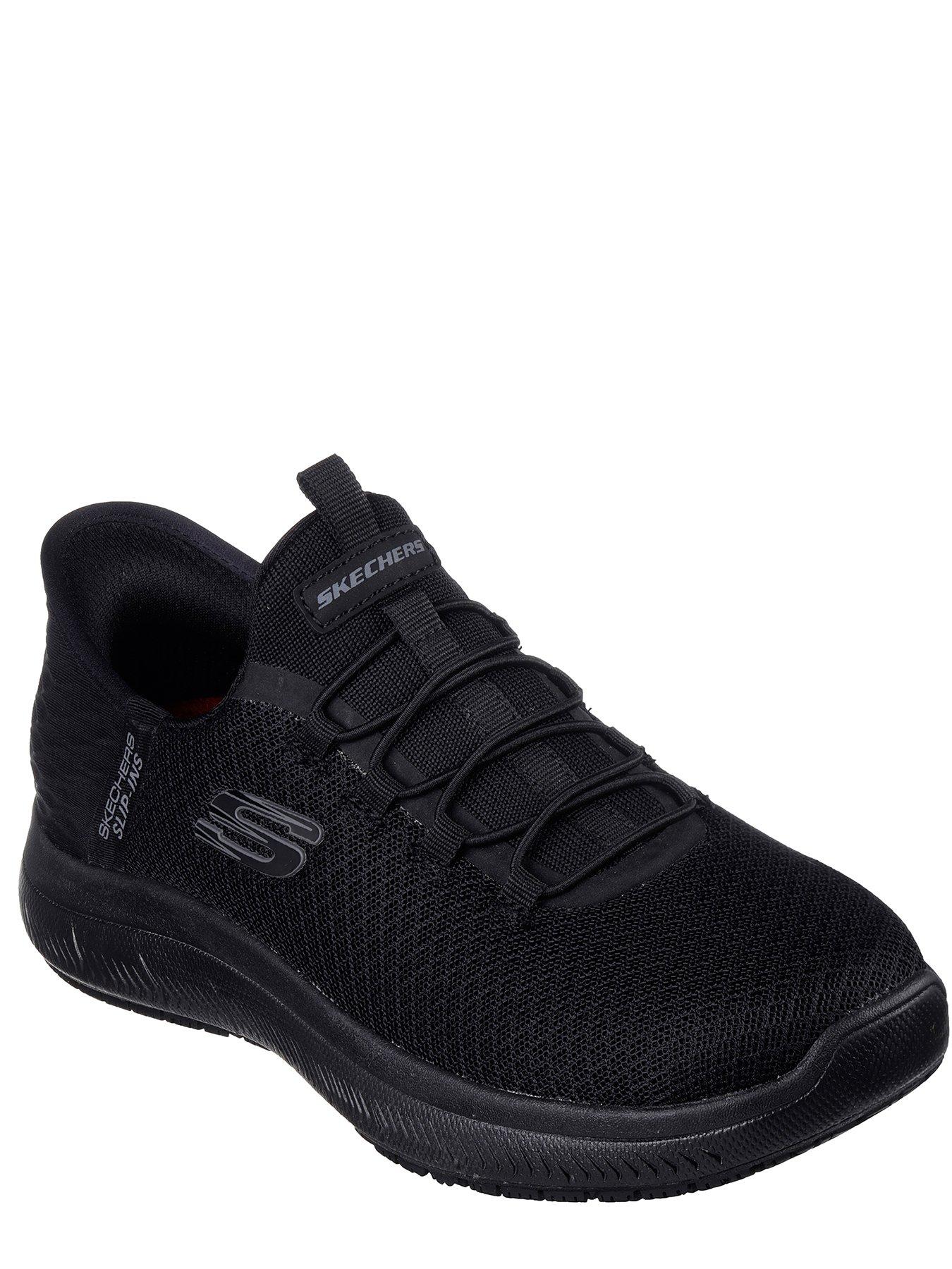 Image 2 of 5 of Skechers Workwear Summits Slip Resistant Slip-ins Trainer - Black