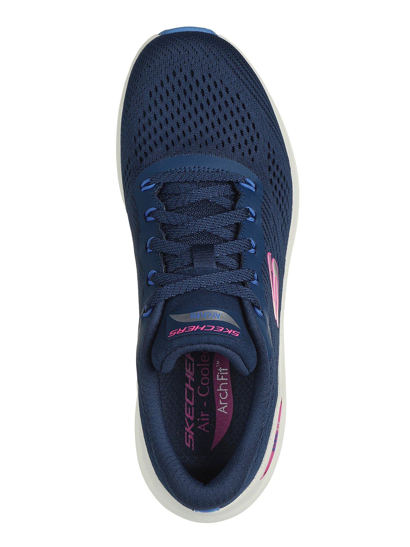 skechers-skechers-arch-fit-20-mesh-lace-up-trainers-navy-amp-pinkoutfit