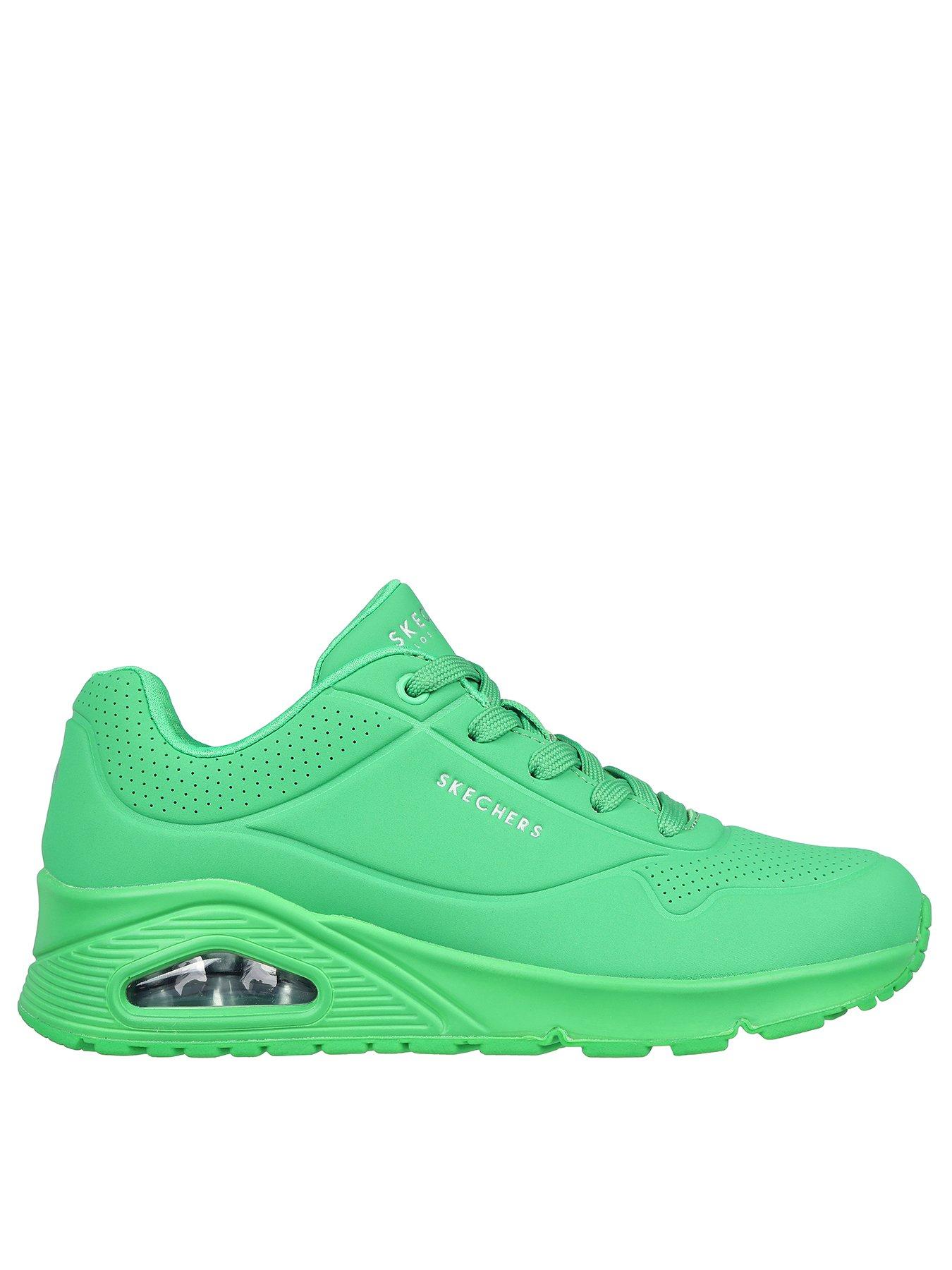 Skechers sales green trainers