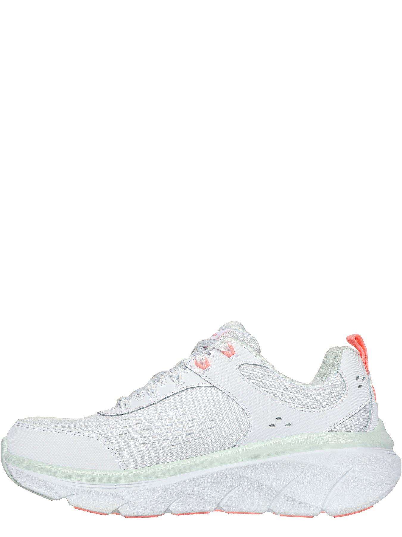 skechers-skechers-dlux-walker-20-engineered-mesh-lace-up-trainers-whiteoutfit