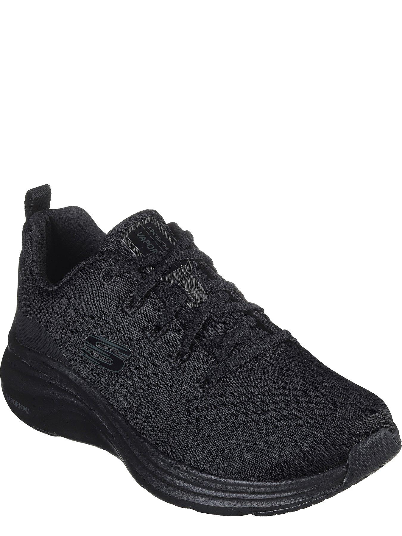 skechers-skechers-vapor-foam-engineered-mesh-lace-up-trainers-blackstillFront