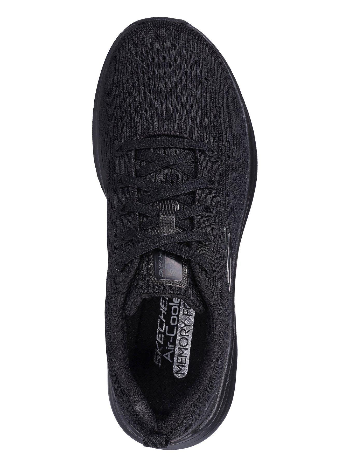 skechers-skechers-vapor-foam-engineered-mesh-lace-up-trainers-blackoutfit