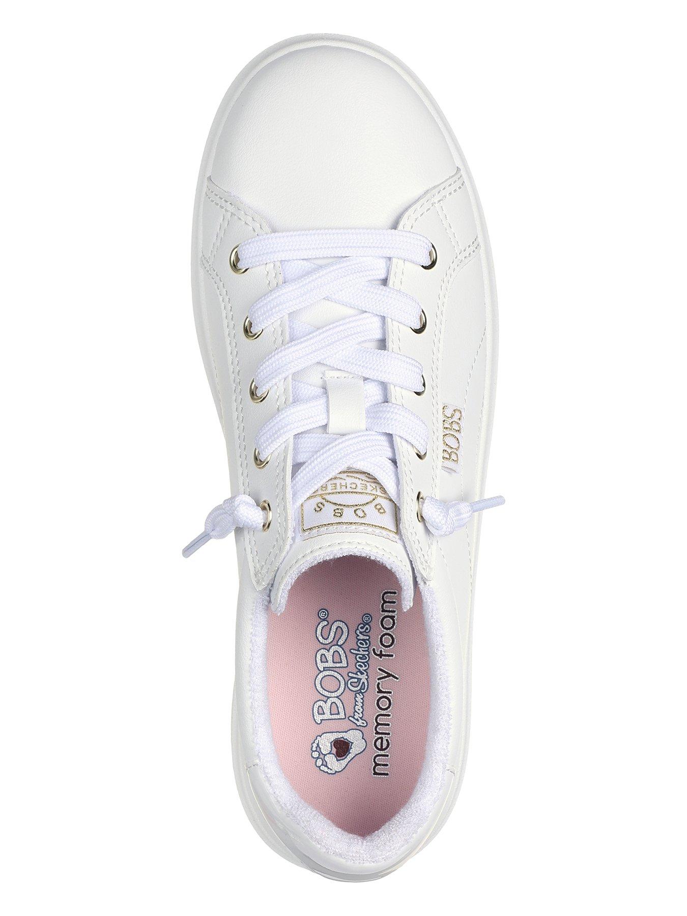 skechers-skechers-bobs-dvine-vegan-leather-lace-slip-on-plimsolls-whiteoutfit