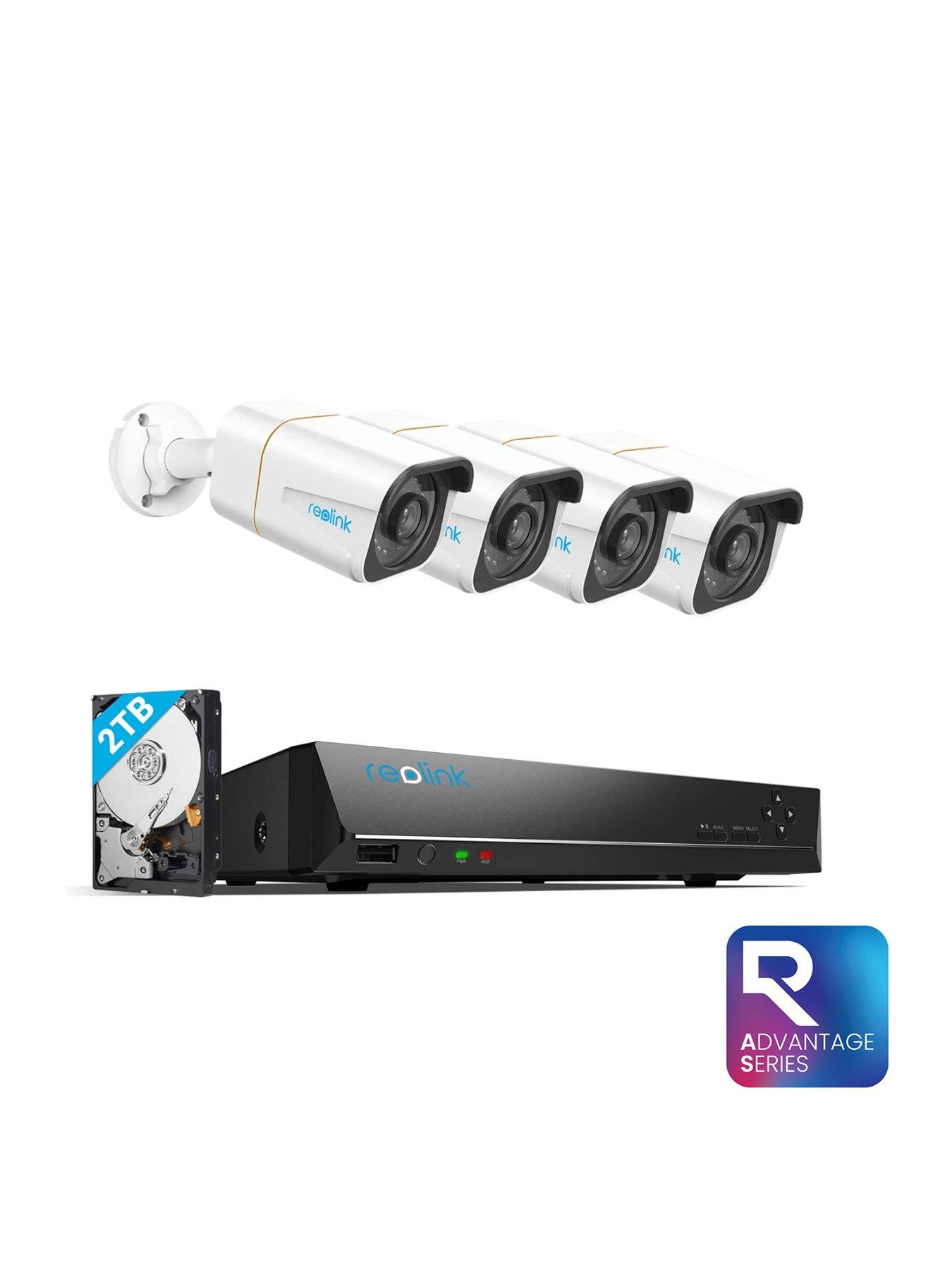 undefined Reolink 4K+ UHD NVR PoE AI 8ch 4x Bullet Kit 2TB