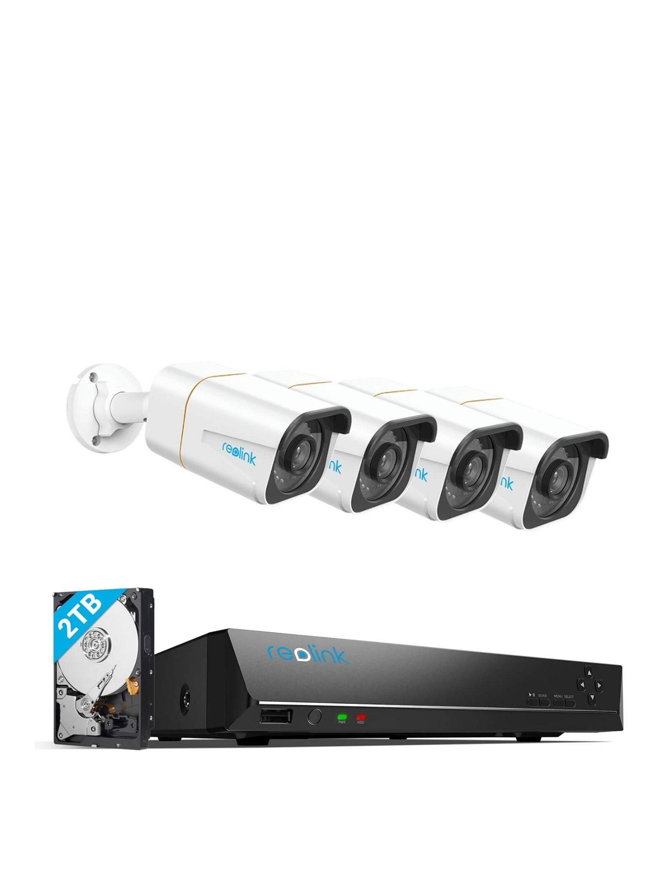 Image 1 of 7 of Reolink Reolink 4K+ UHD NVR PoE AI 8ch 4x Bullet Kit 2TB