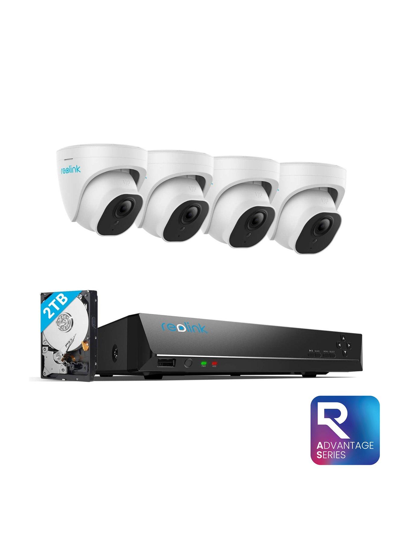 undefined Reolink 4K+ UHD NVR PoE AI 8ch 4x Dome Kit 2TB