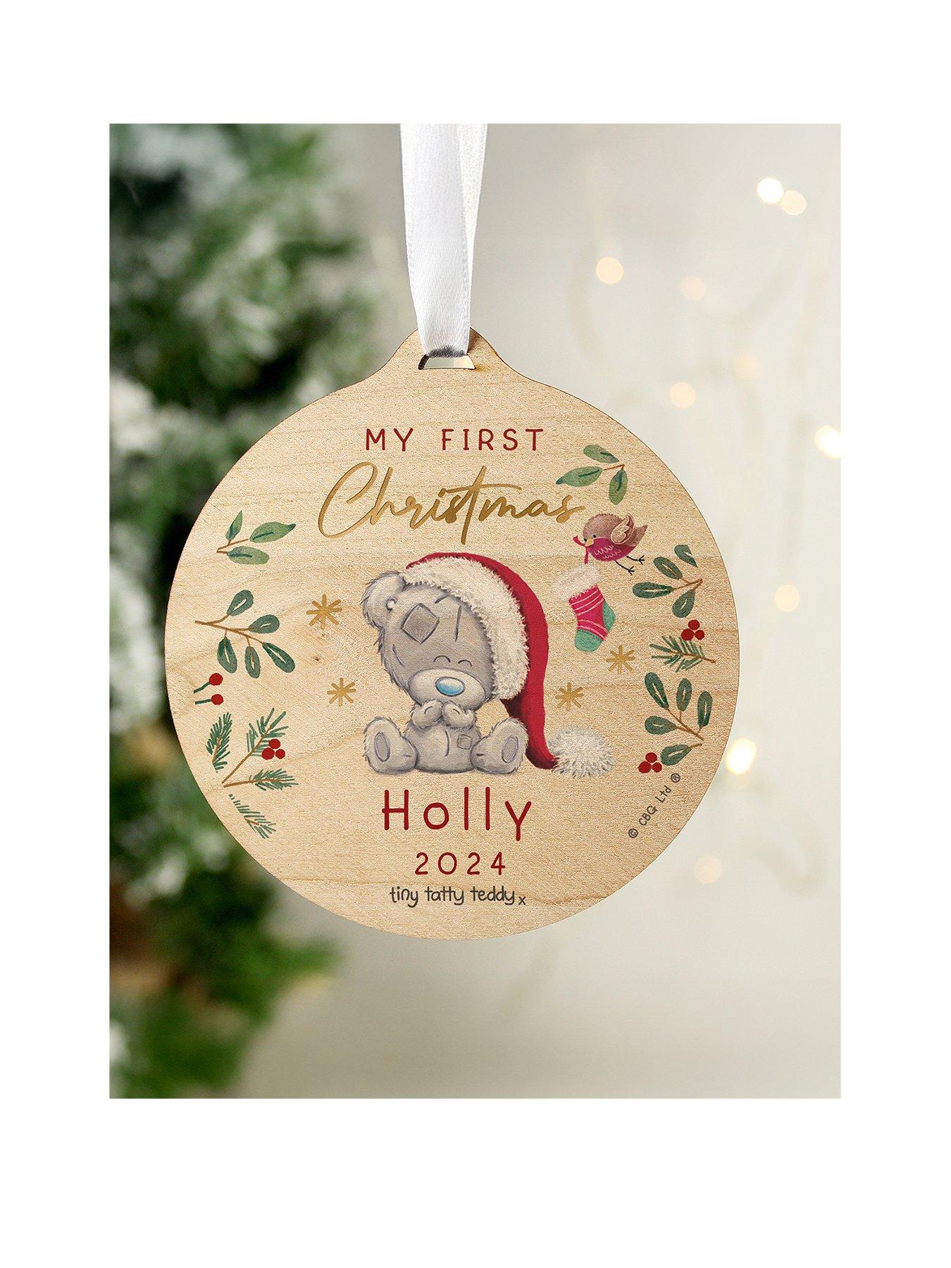 the-personalised-memento-company-personalised-tiny-tatty-teddy-1st-christmas-baublefront