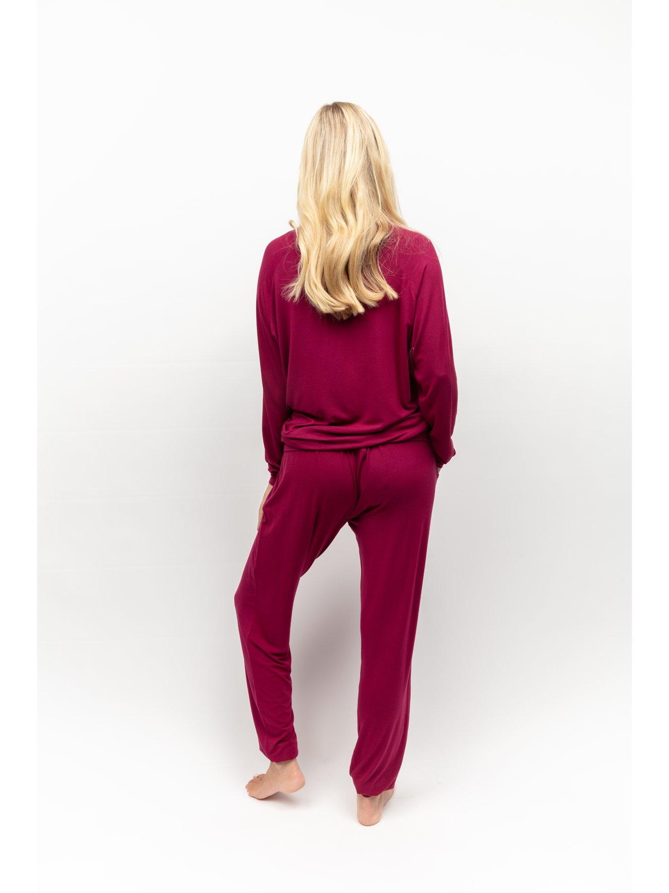 cyberjammies-magenta-jersey-slouch-pyjamastillFront