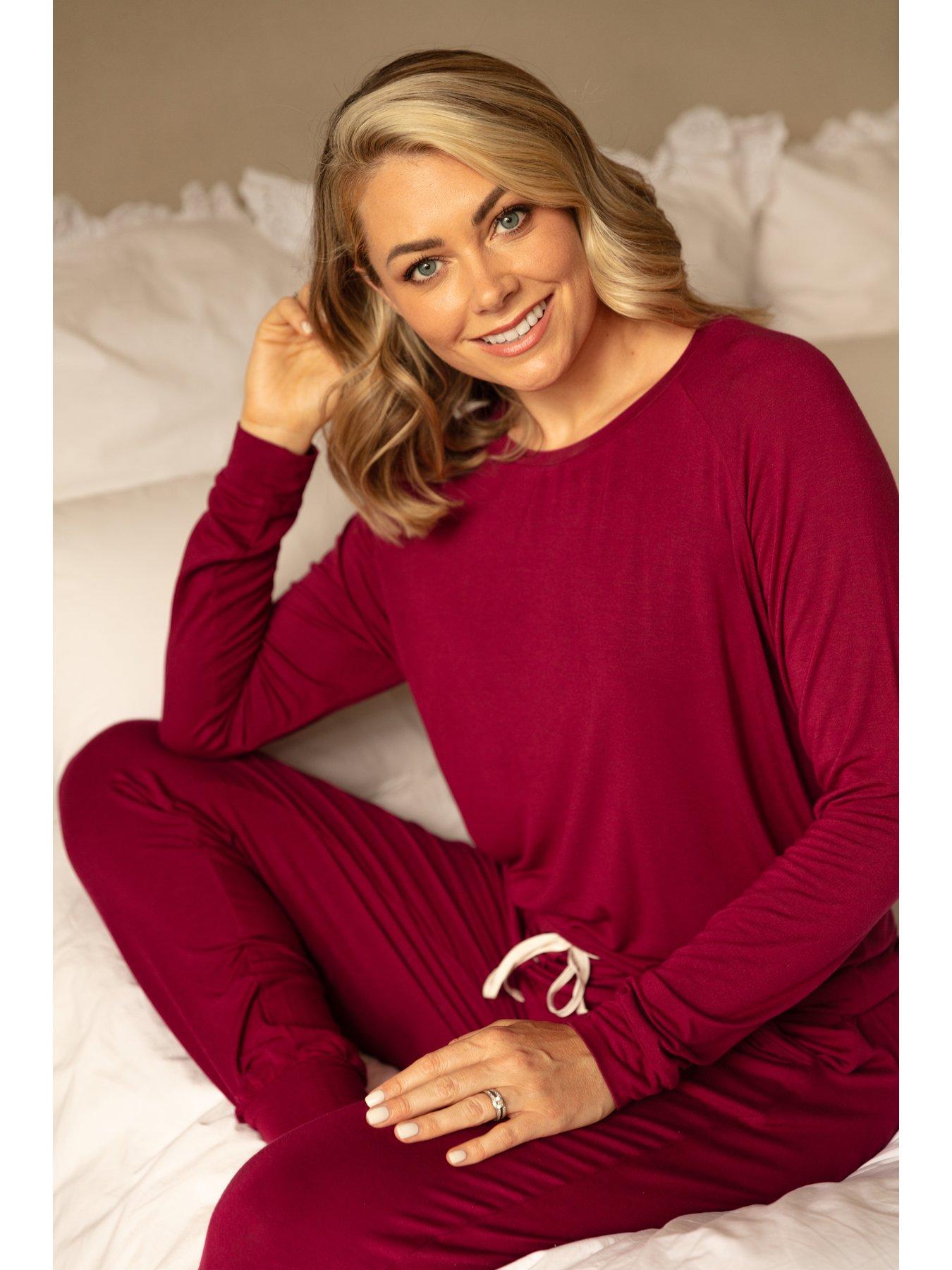 cyberjammies-magenta-jersey-slouch-pyjamadetail