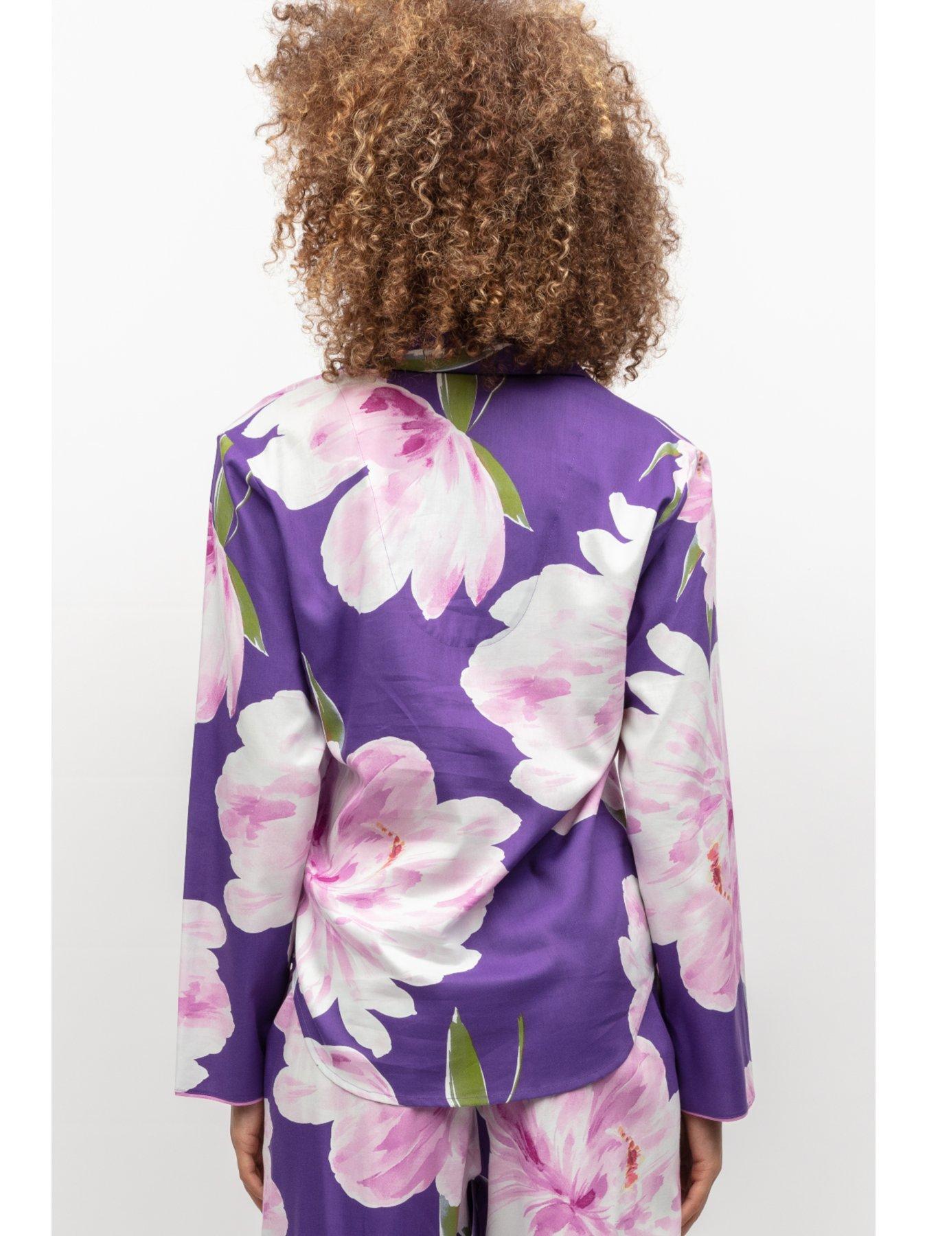 cyberjammies-purple-floral-print-pyjama-topstillFront