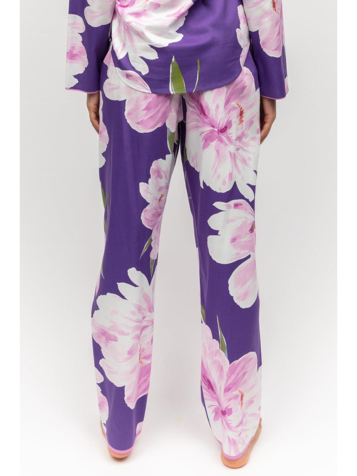 cyberjammies-purple-floral-print-pyjama-bottomsstillFront