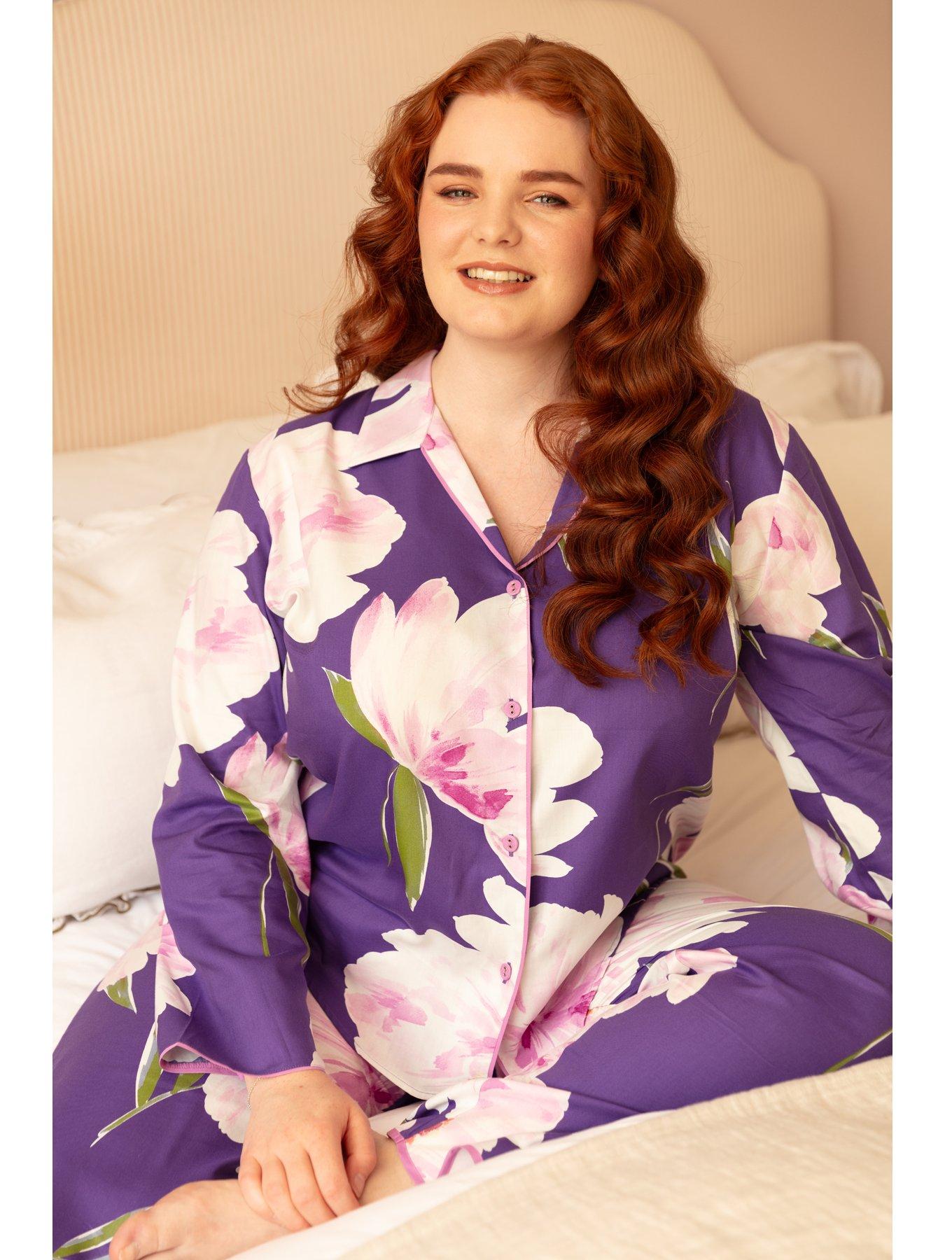 cyberjammies-purple-floral-print-pyjama-bottomsoutfit