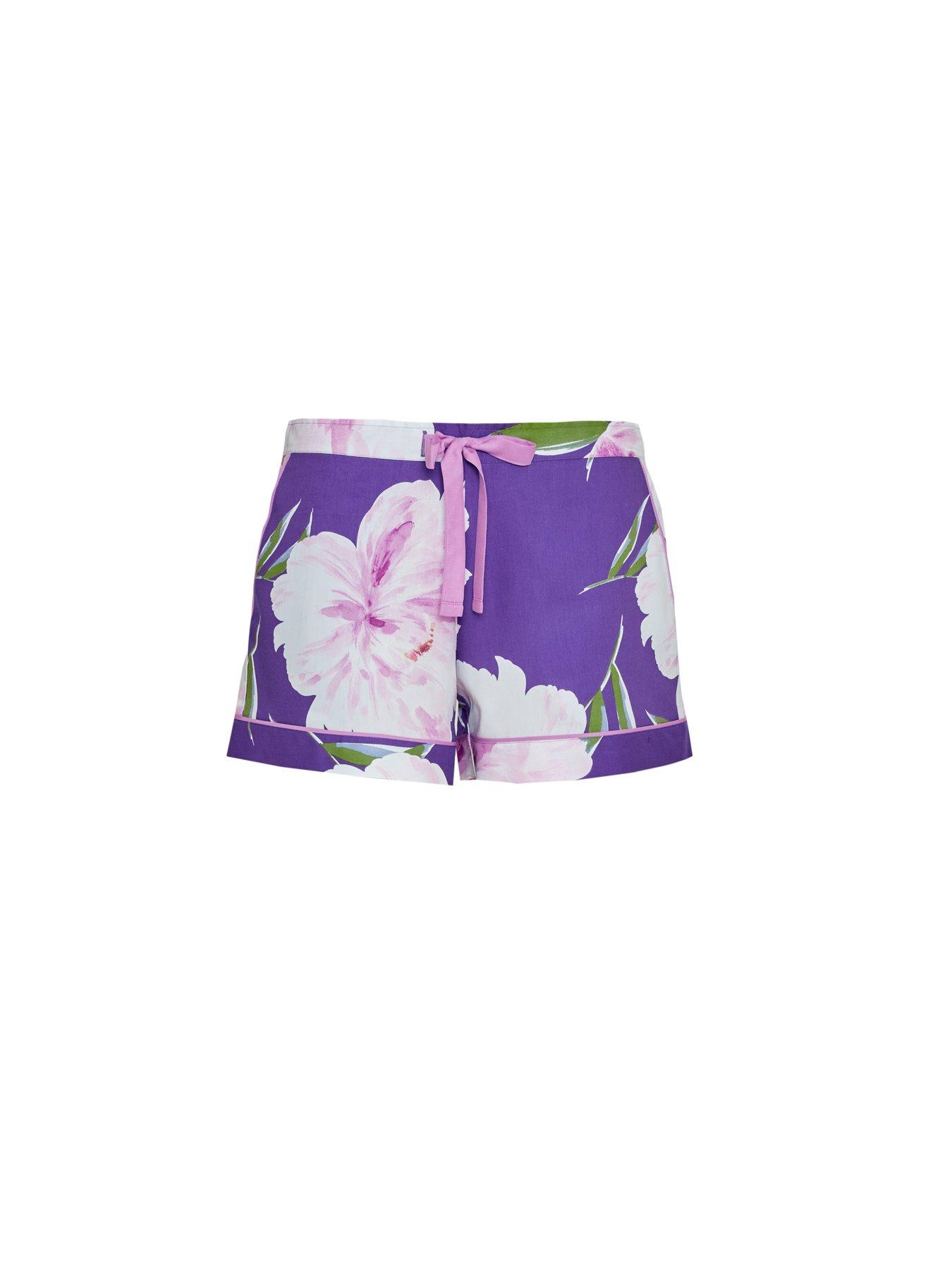 cyberjammies-purple-floral-print-shortsback