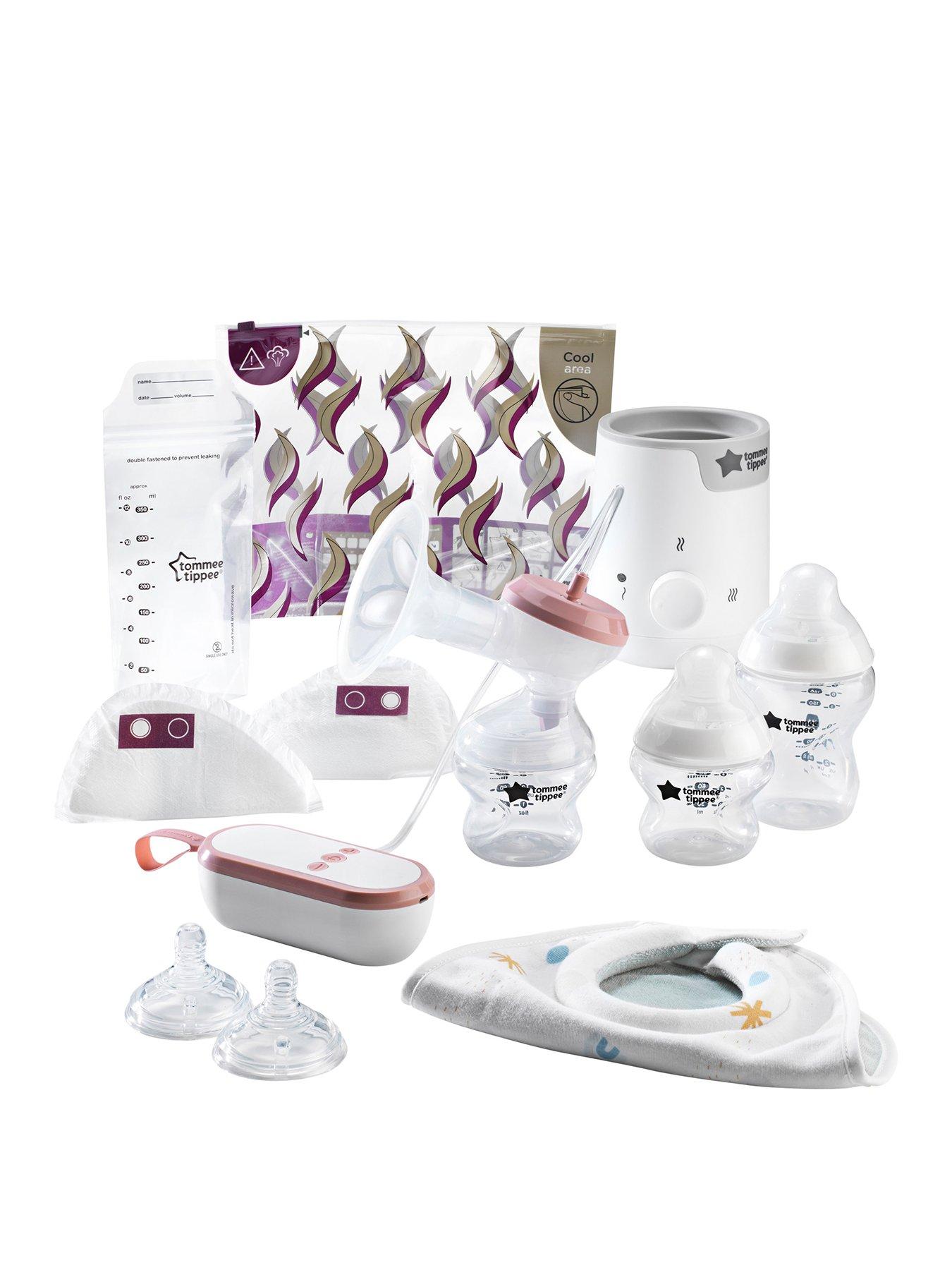 Image 1 of 6 of Tommee Tippee Complete Breastfeeding Kit Bundle - White