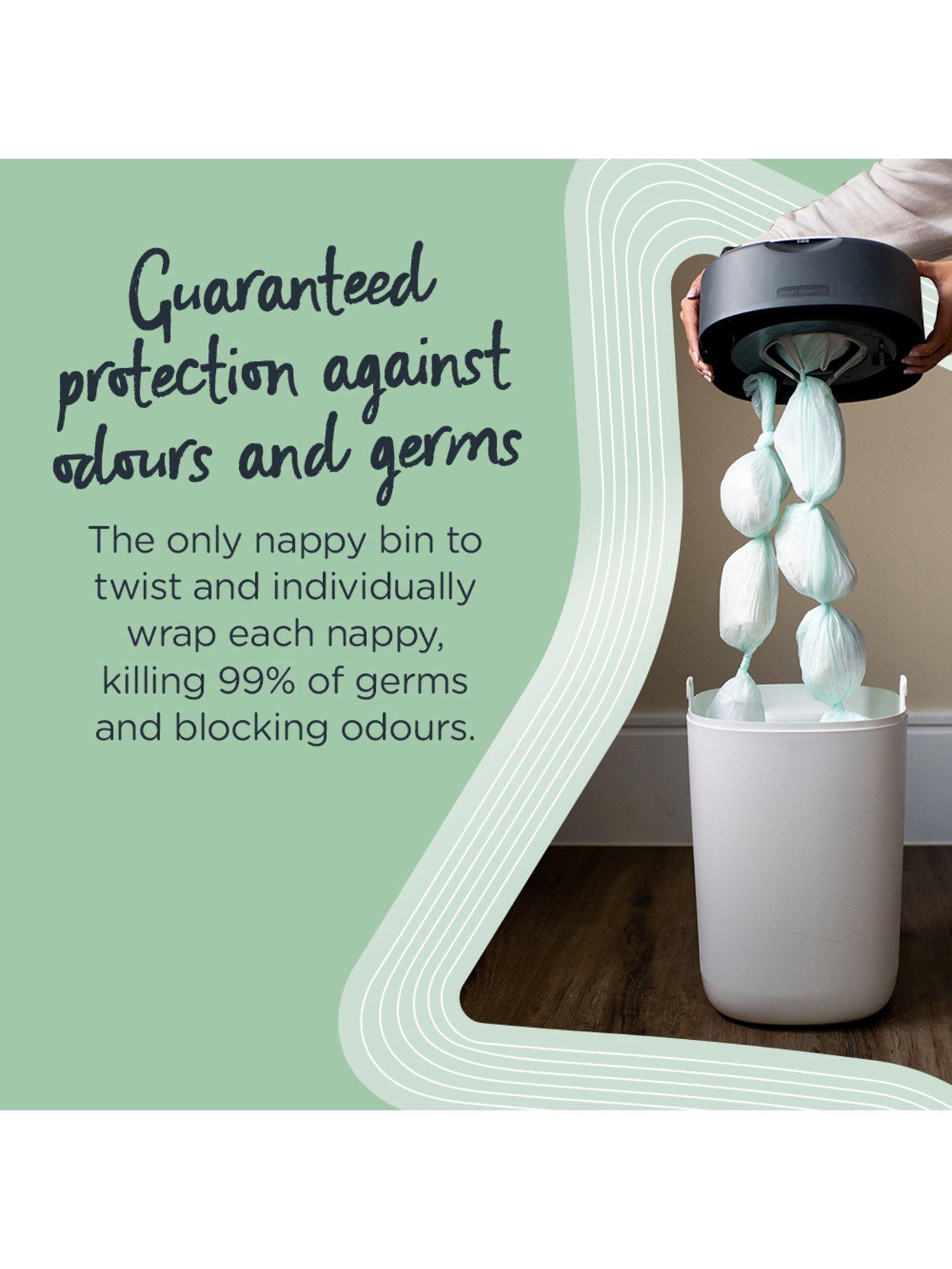 Image 3 of 5 of Tommee Tippee Twist &amp; Click Nappy Disposal Bin &amp; 6 Refills Set
