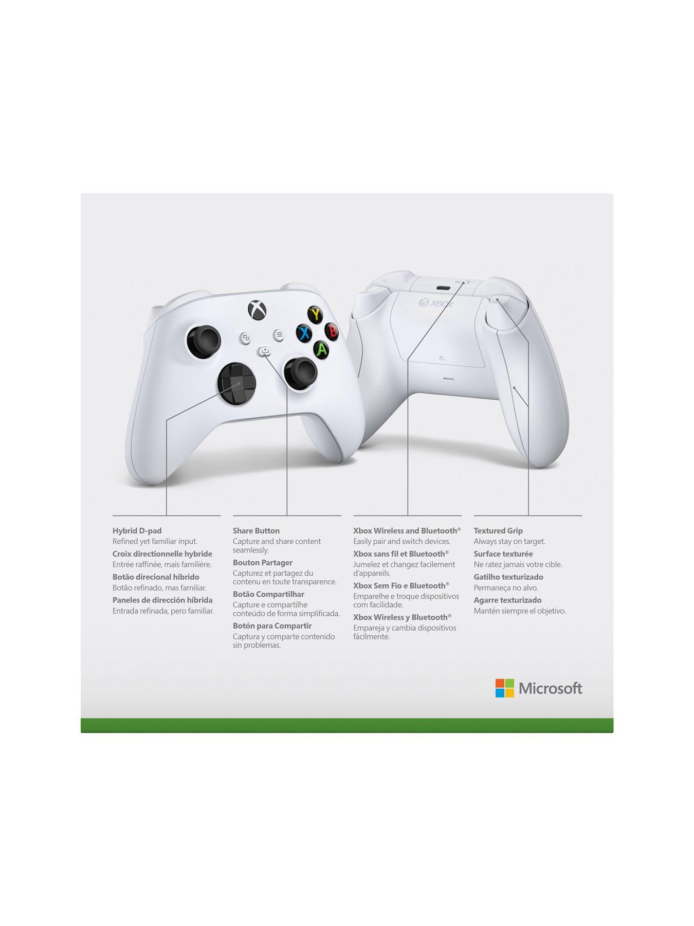 Image 5 of 8 of Xbox Wireless Controller &ndash; Robot White for Xbox Series X|S, Xbox One, and Windows&nbsp;Devices