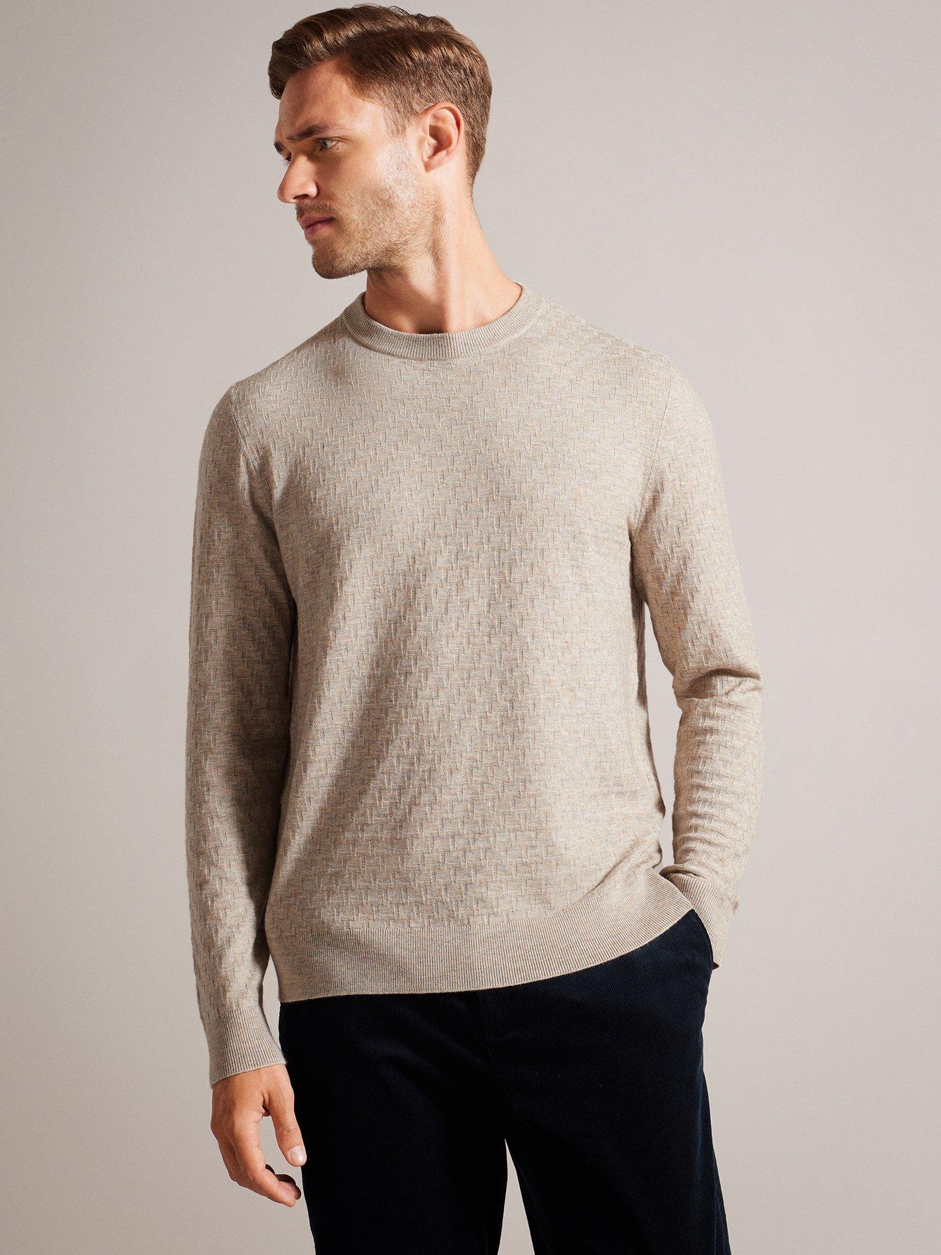 ted-baker-ted-baker-loung-long-sleeve-t-stitch-crew-neck-jumper-light-brown