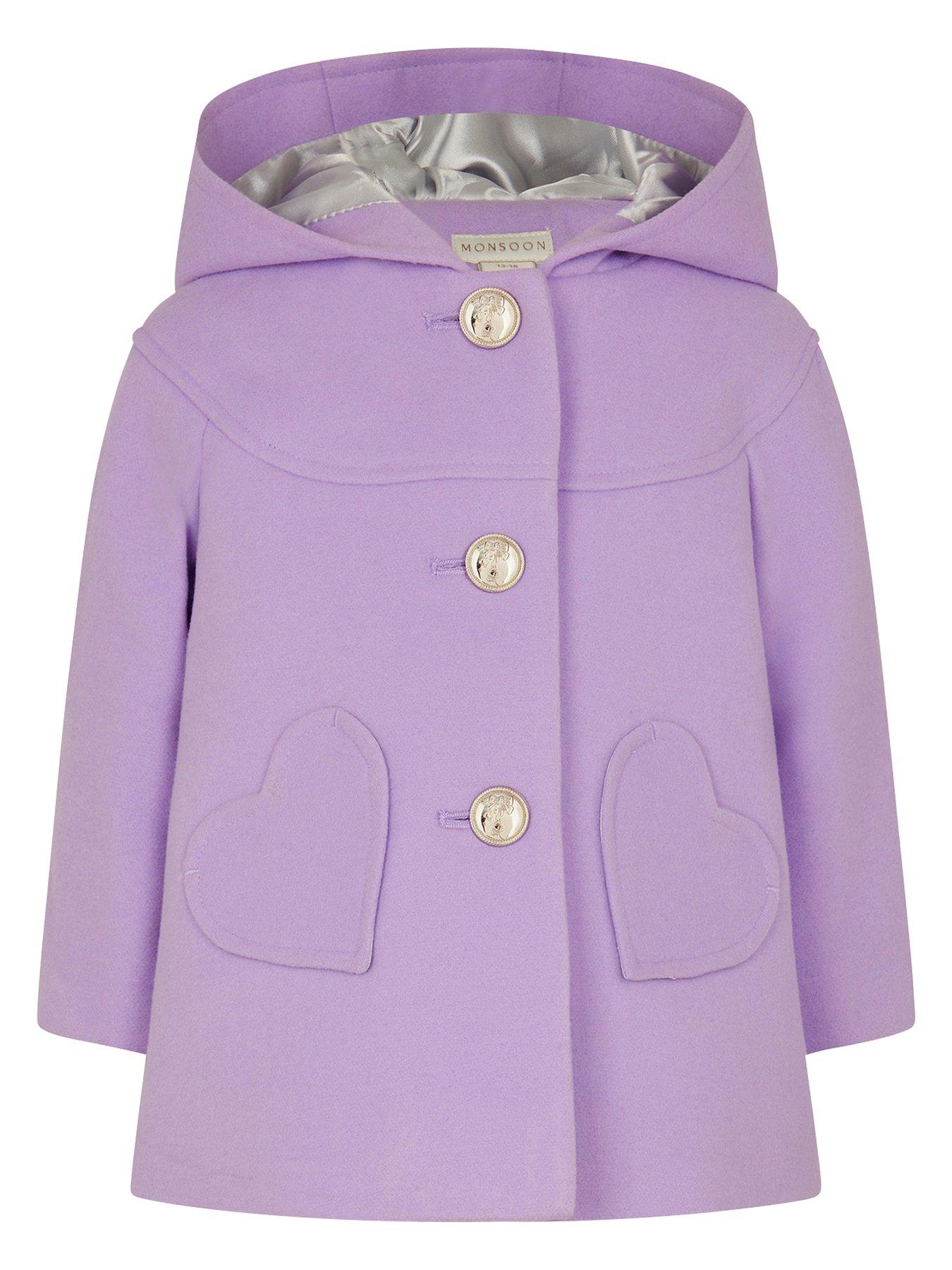 Monsoon lavender shop tweed coat