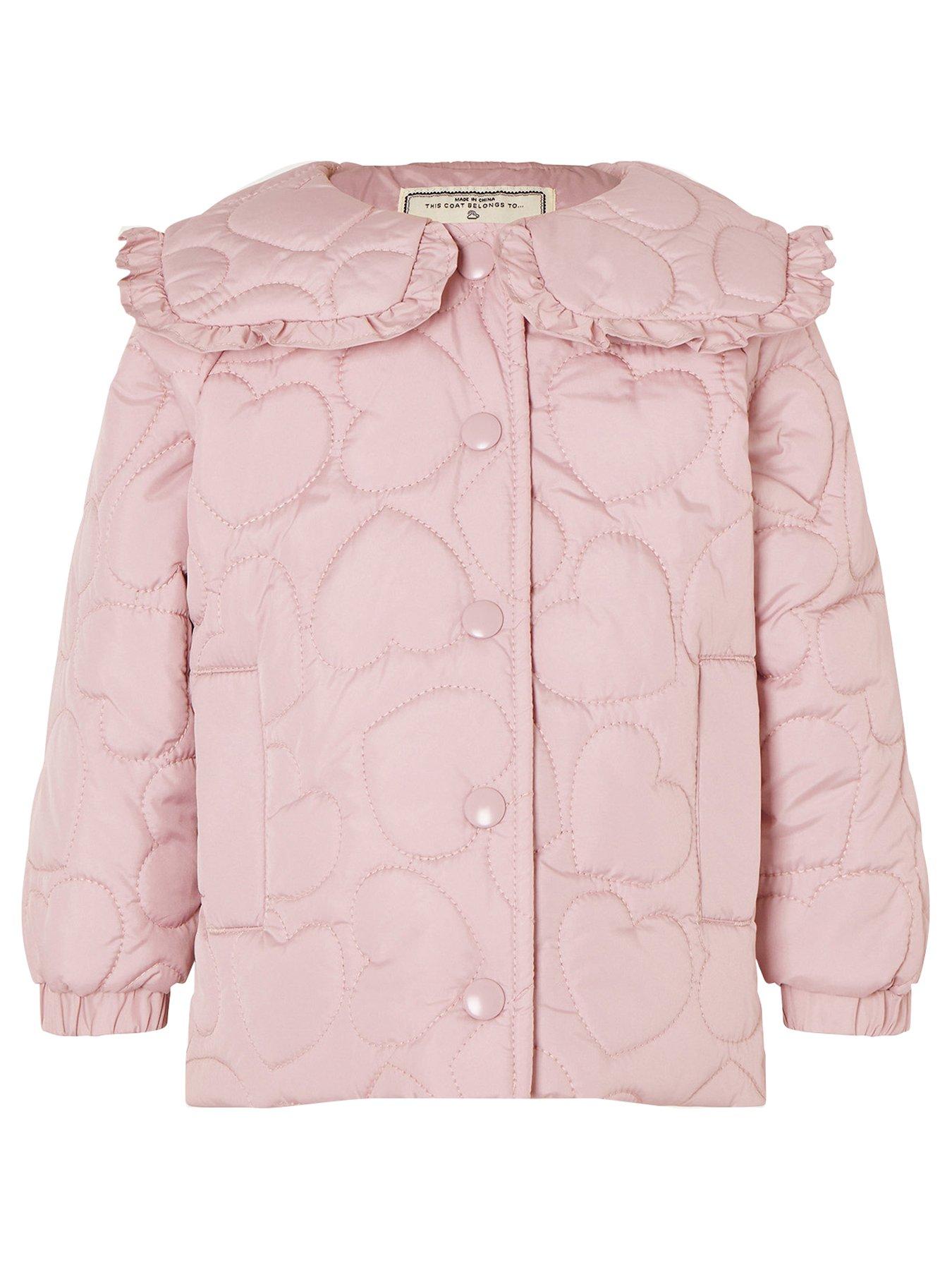 Monsoon girls 2024 pink coat