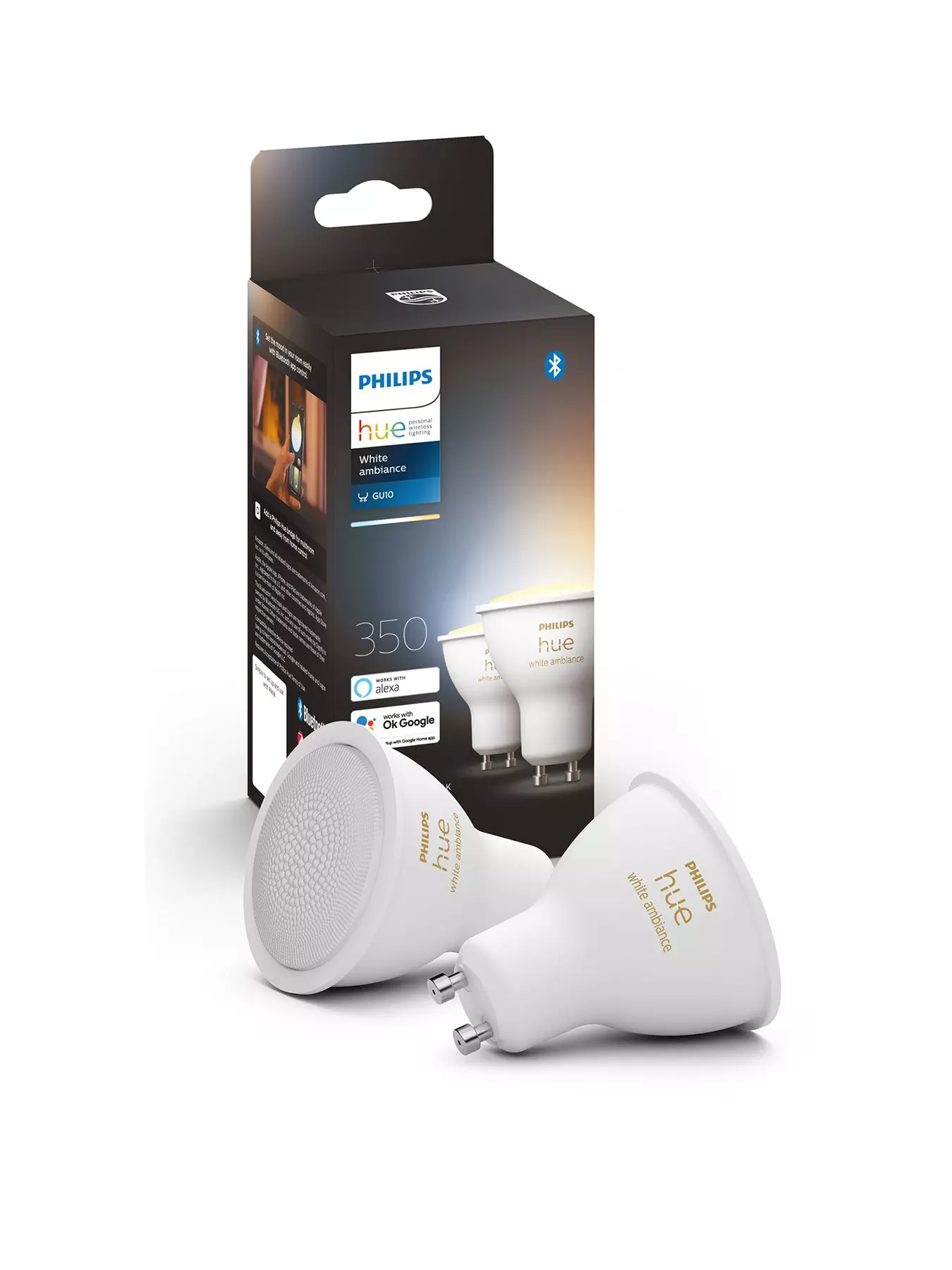 Hue White And Color Ambiance 5.7W GU10 1-Pack BT