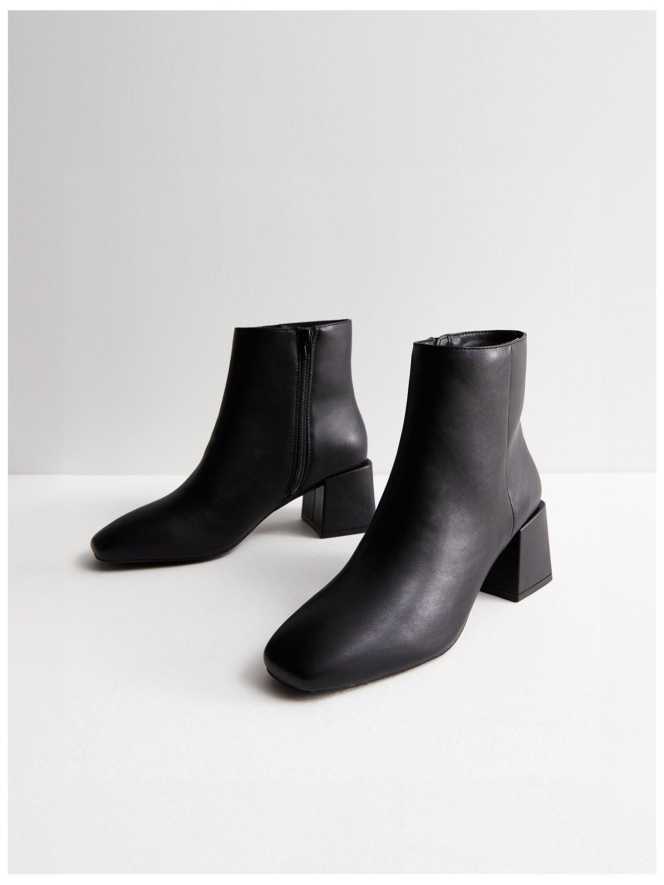 new-look-black-leather-look-low-block-heel-bootsstillFront