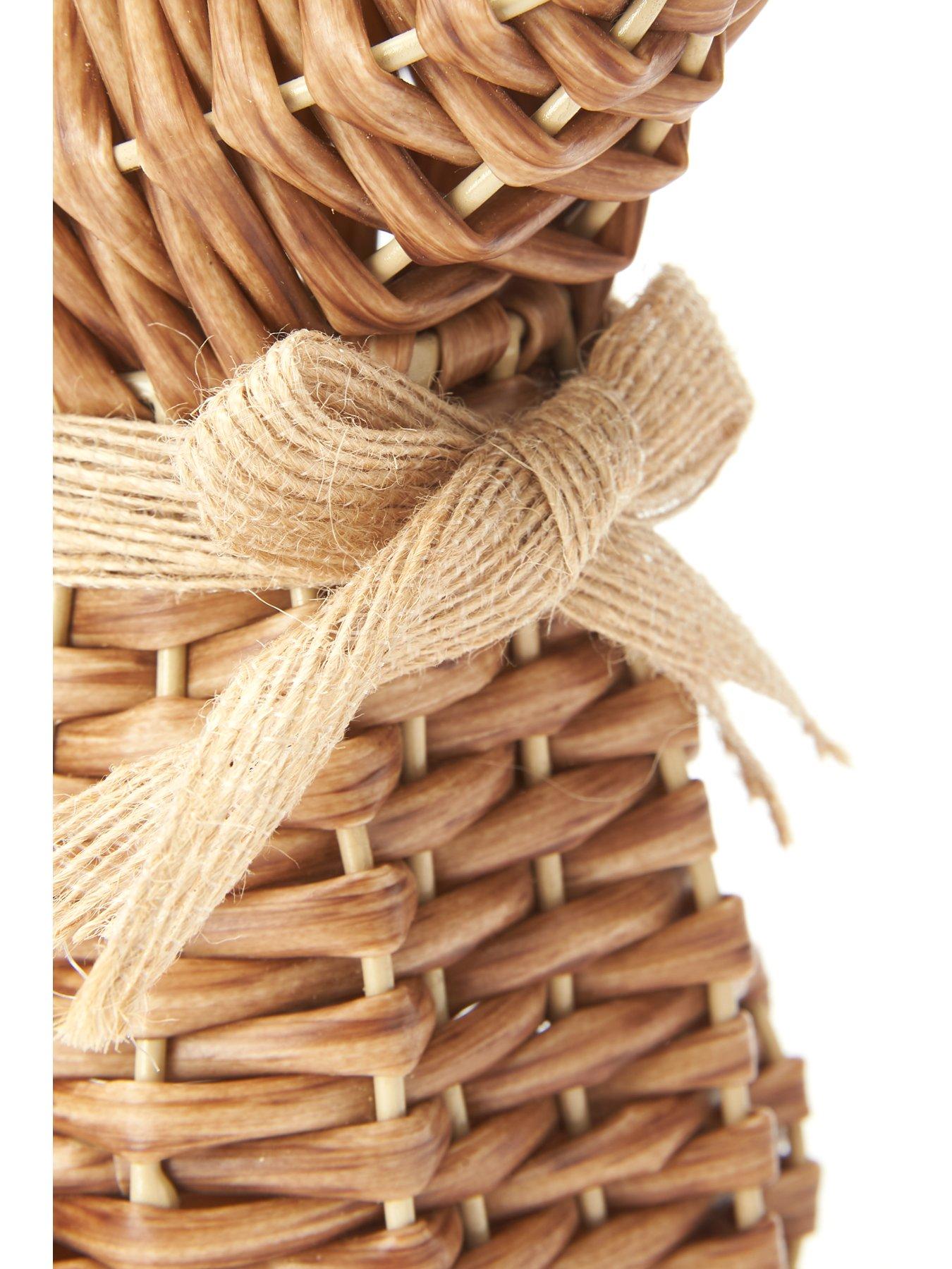 Image 4 of 6 of Very Home 26cm Rattan Effect Spring/ Easter Rabbit