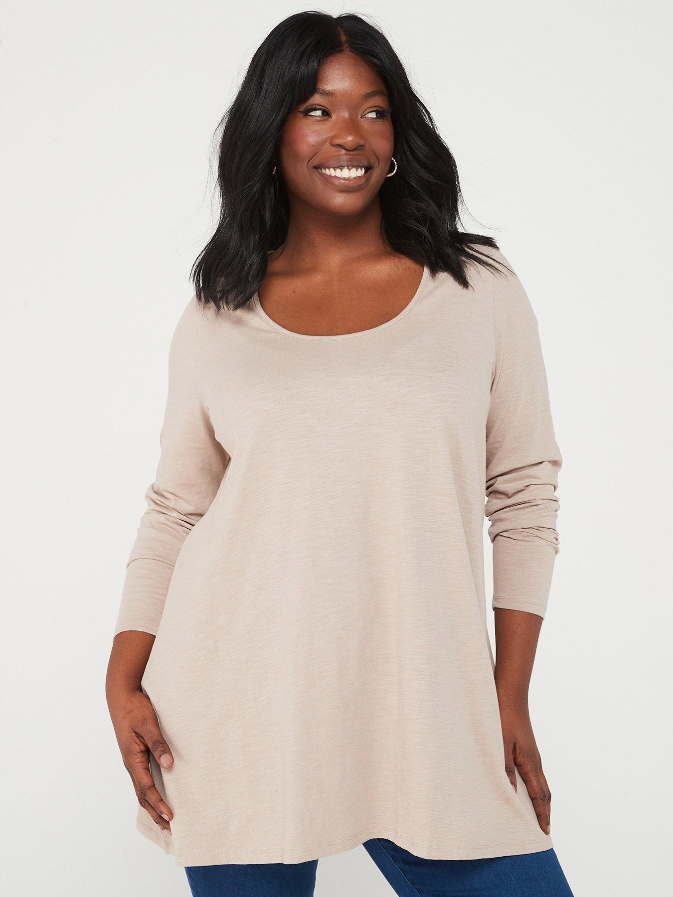 Extra long on sale plus size shirts