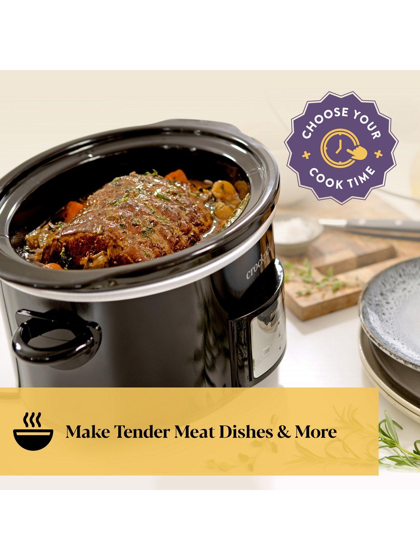Crock-Pot Crockpot Black Digital Slow Cooker Very Ireland