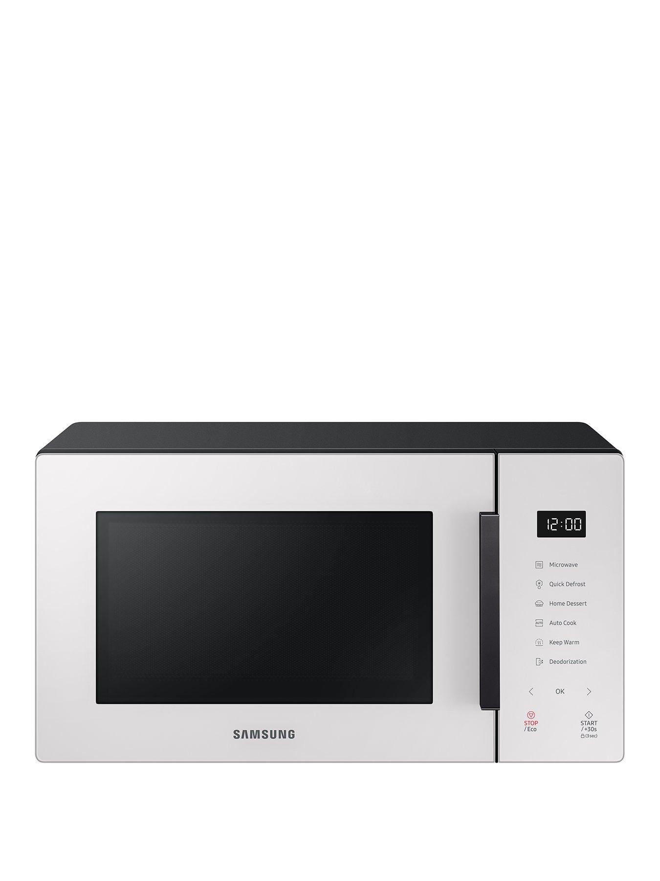 samsung-bespoke-ms23t5018aeeu-23l-solo-microwave-with-triple-distribution-system-white