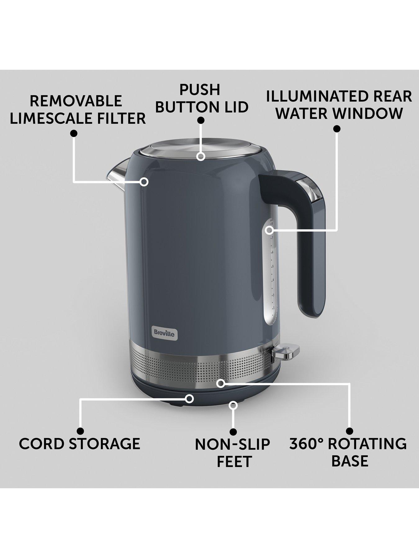 Image 5 of 7 of Breville High Gloss Kettle Grey
