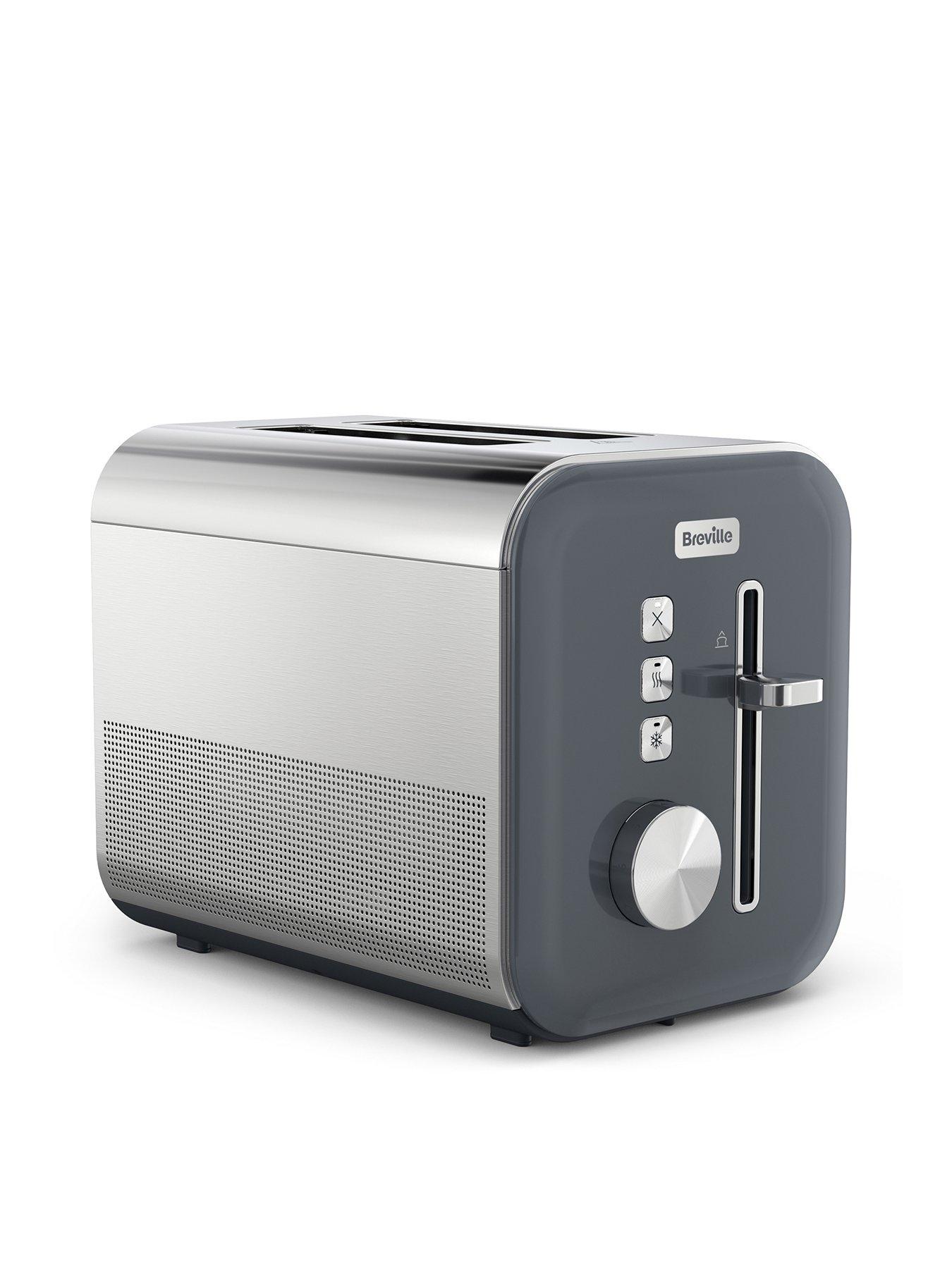 undefined VTT968 High Gloss 2-Slice Toaster - Grey