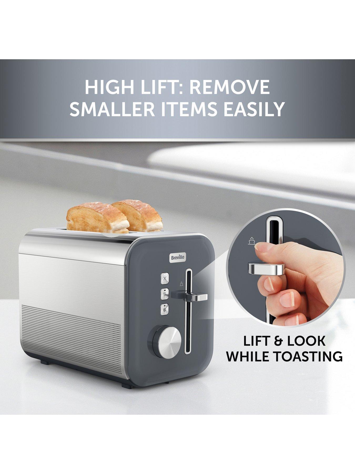 Image 2 of 7 of Breville VTT968 High Gloss 2-Slice&nbsp;Toaster -&nbsp;Grey