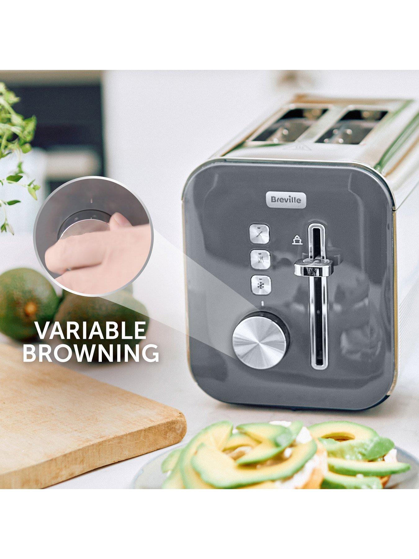Image 3 of 7 of Breville VTT968 High Gloss 2-Slice&nbsp;Toaster -&nbsp;Grey