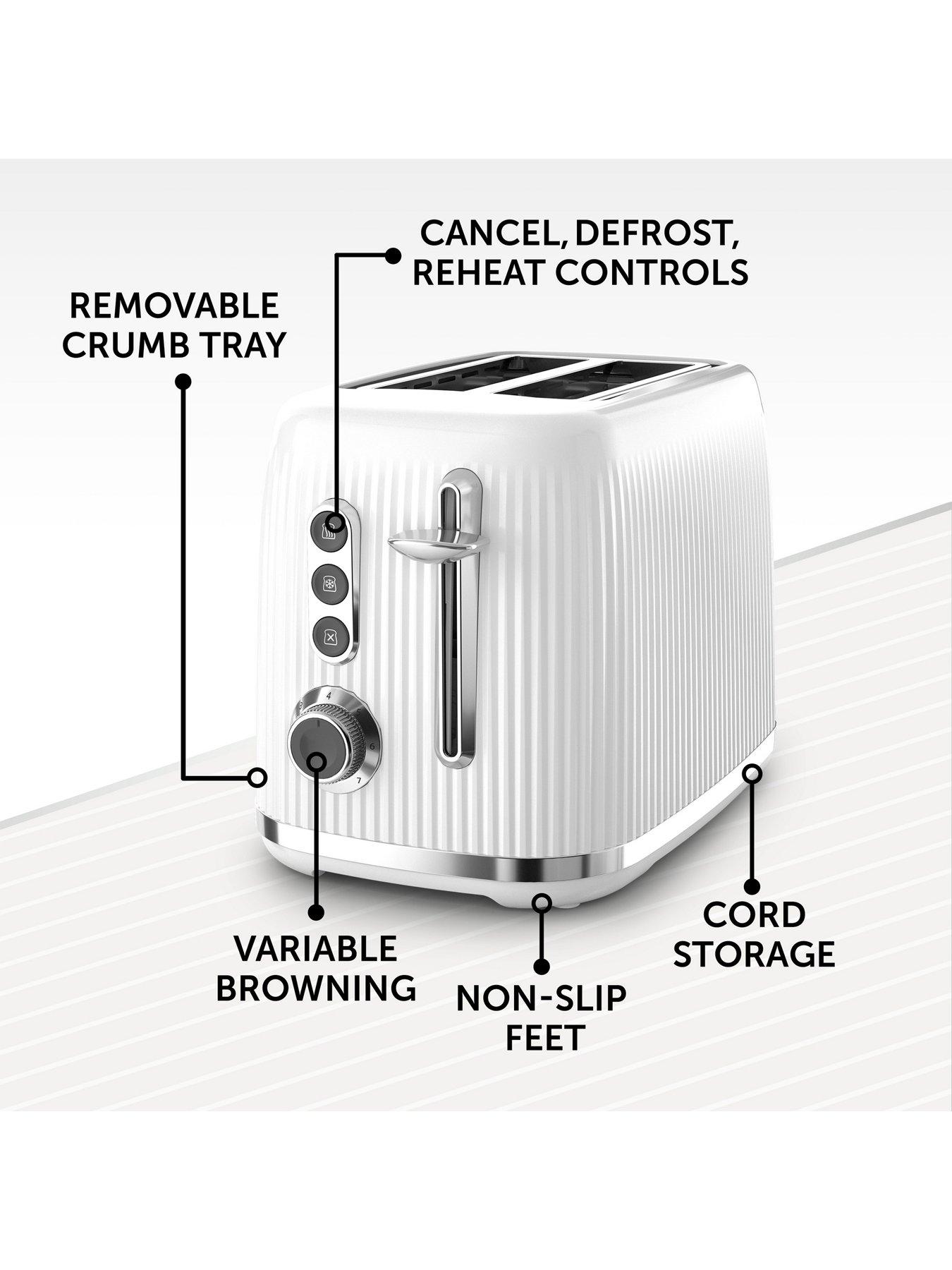 Image 4 of 6 of Breville Bold 2-Slice&nbsp;Toaster -&nbsp;White