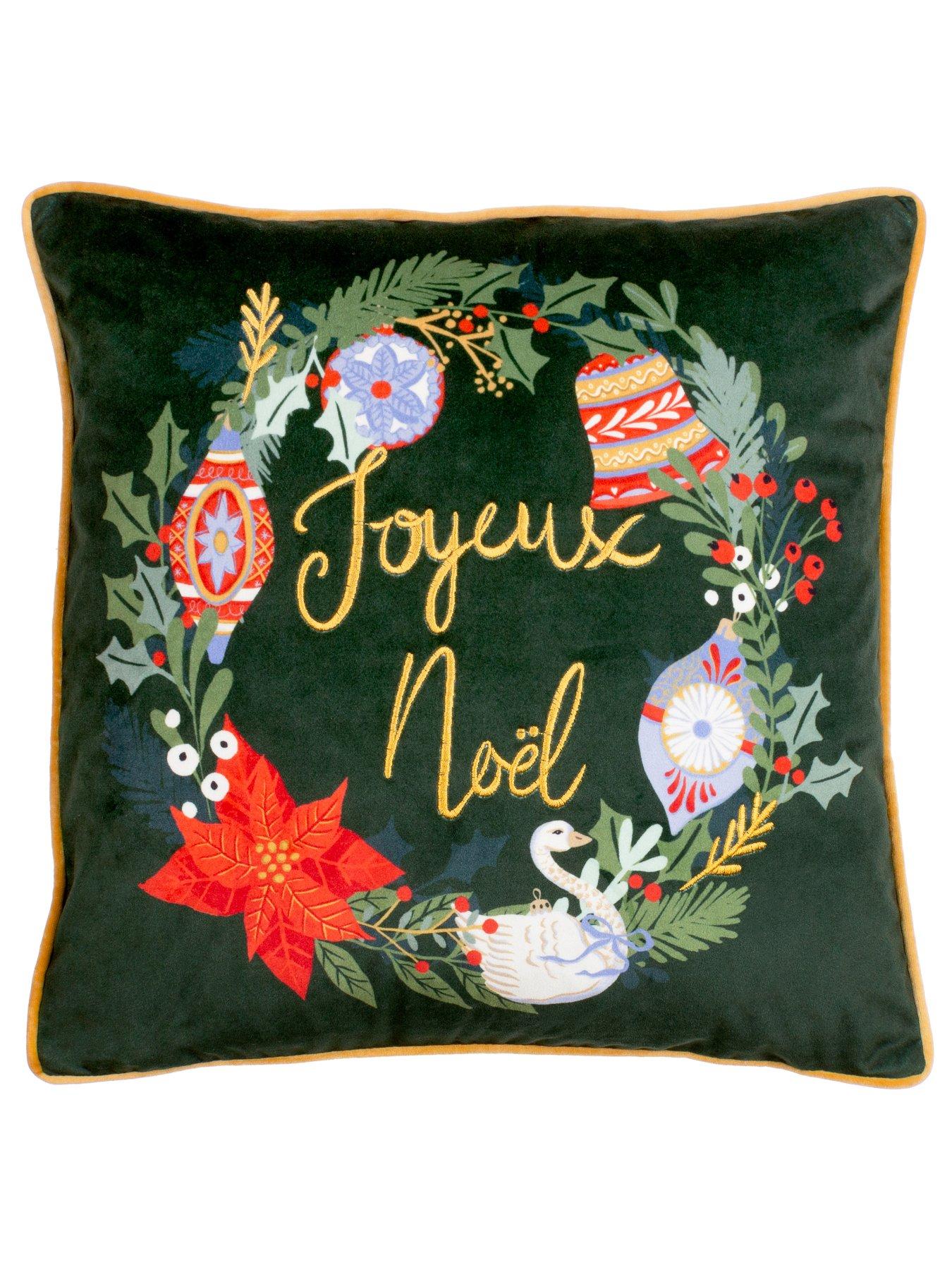 furn-deck-the-halls-christmasnbspcushion