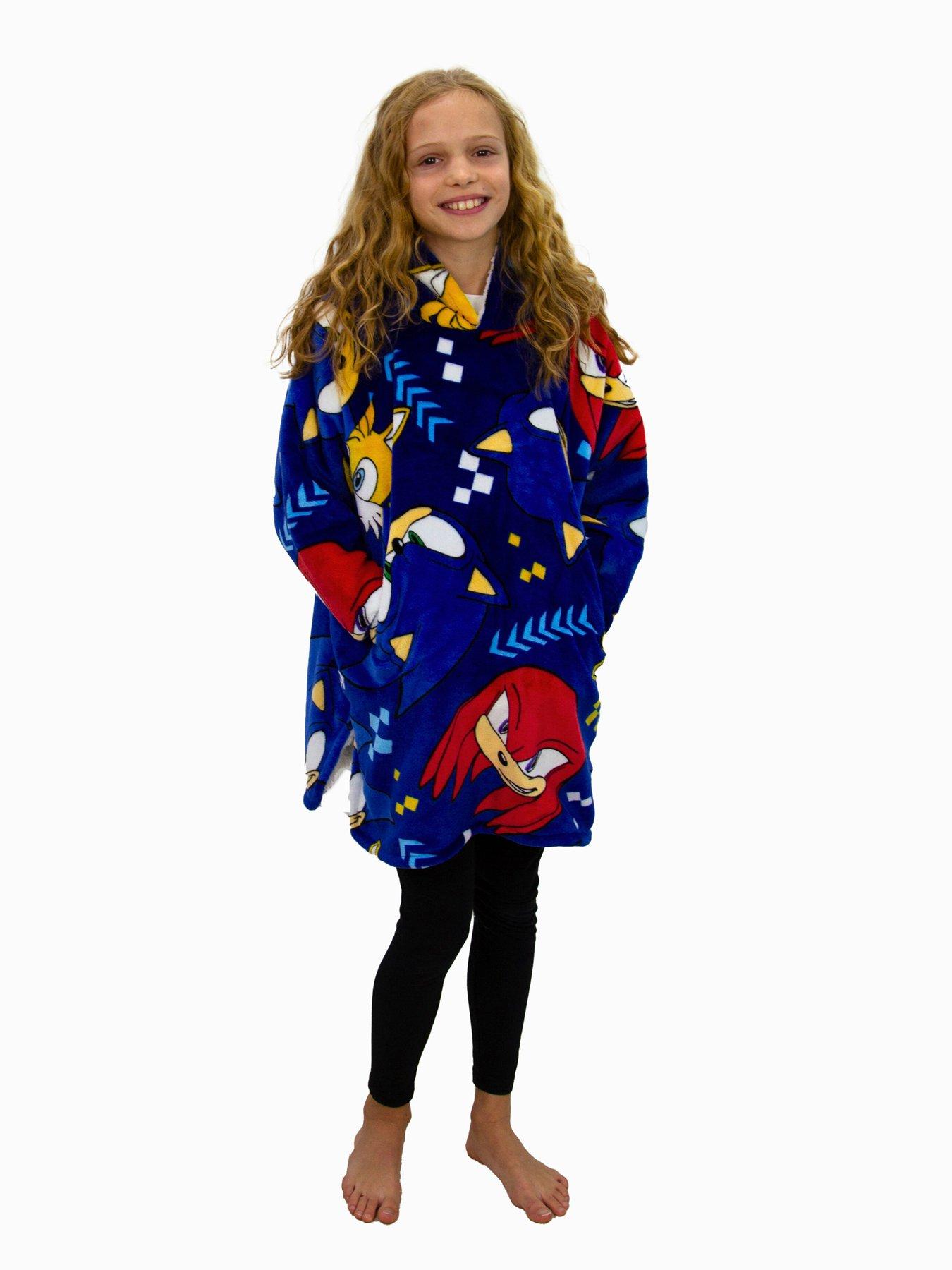 sonic-the-hedgehog-sonic-go-hooded-wearable-fleece-kids-med-multifront