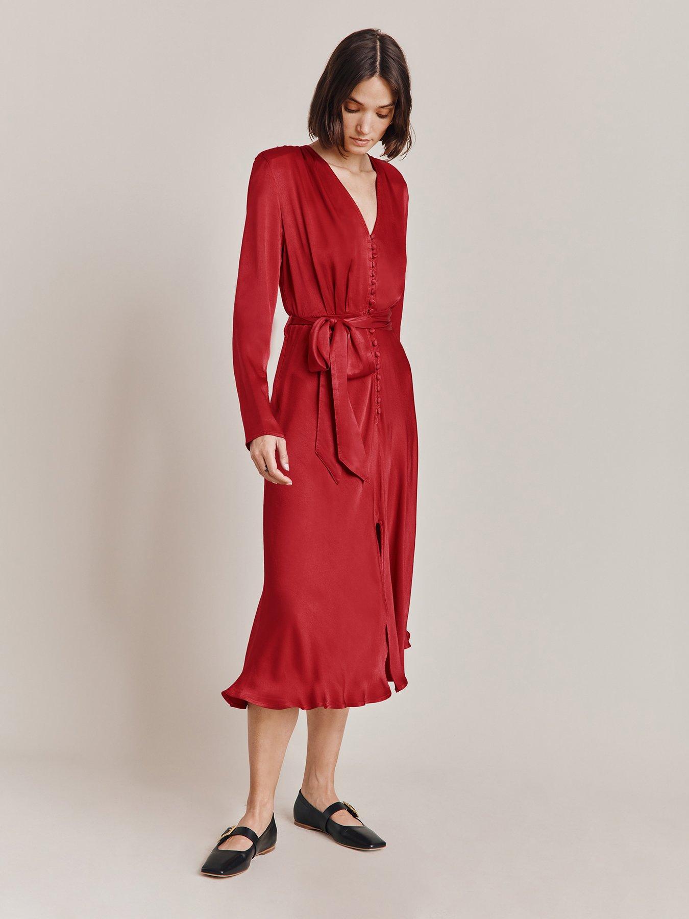 Ghost MERYL DRESS Rosey Red