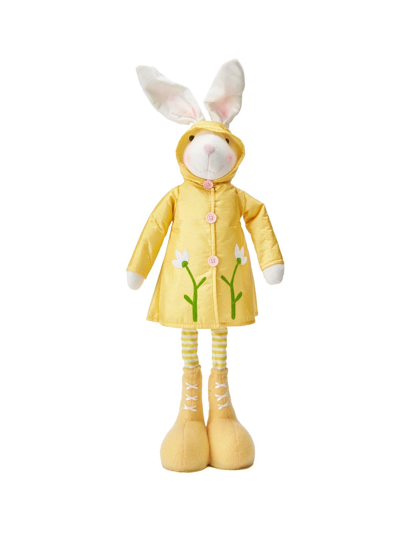 very-home-70cm-standing-bunny-in-rain-coat-spring-easter-decorationstillFront